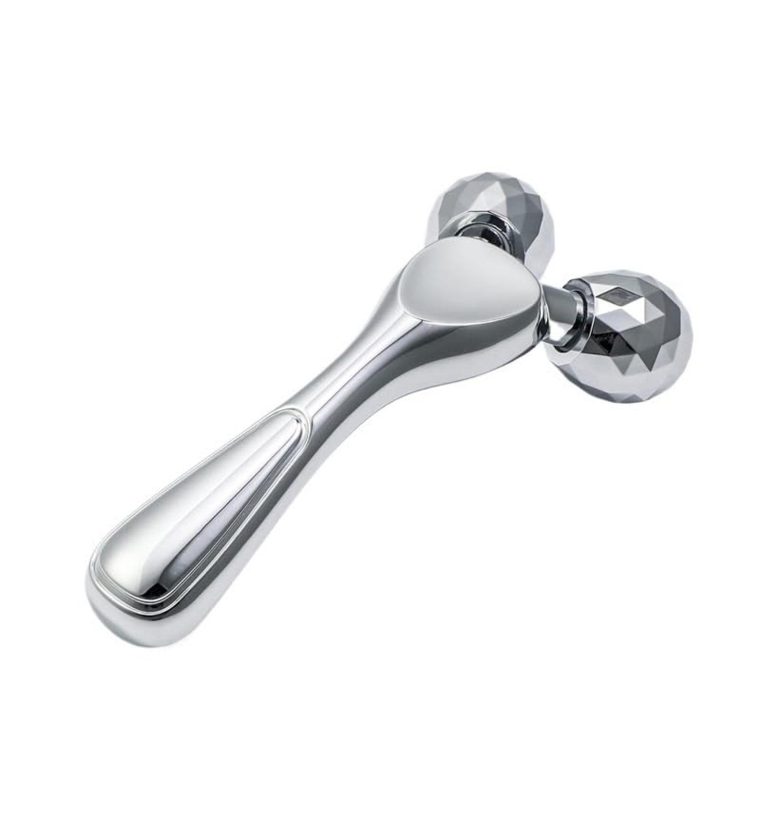 Buy Stainless Steel Metal Roller Face Massager | Slimming Mermaid Beauty Tool for Lift & Glow - International Shipping - Buy Online on GoSupps.com
