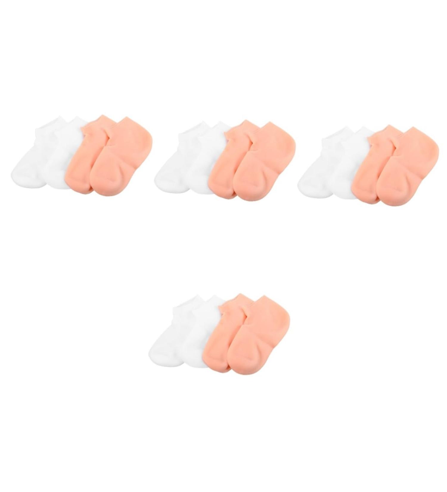 Beaupretty 8 Pairs Exfoliating Moisturizing Socks Foot exfoliating Socks Foot spa exfoliating Socks Cosmetics Socks Cotton spa Socks spa Socks for Dry feet Sole of Foot Girl Heel Socks sebs - Buy Online on GoSupps.com