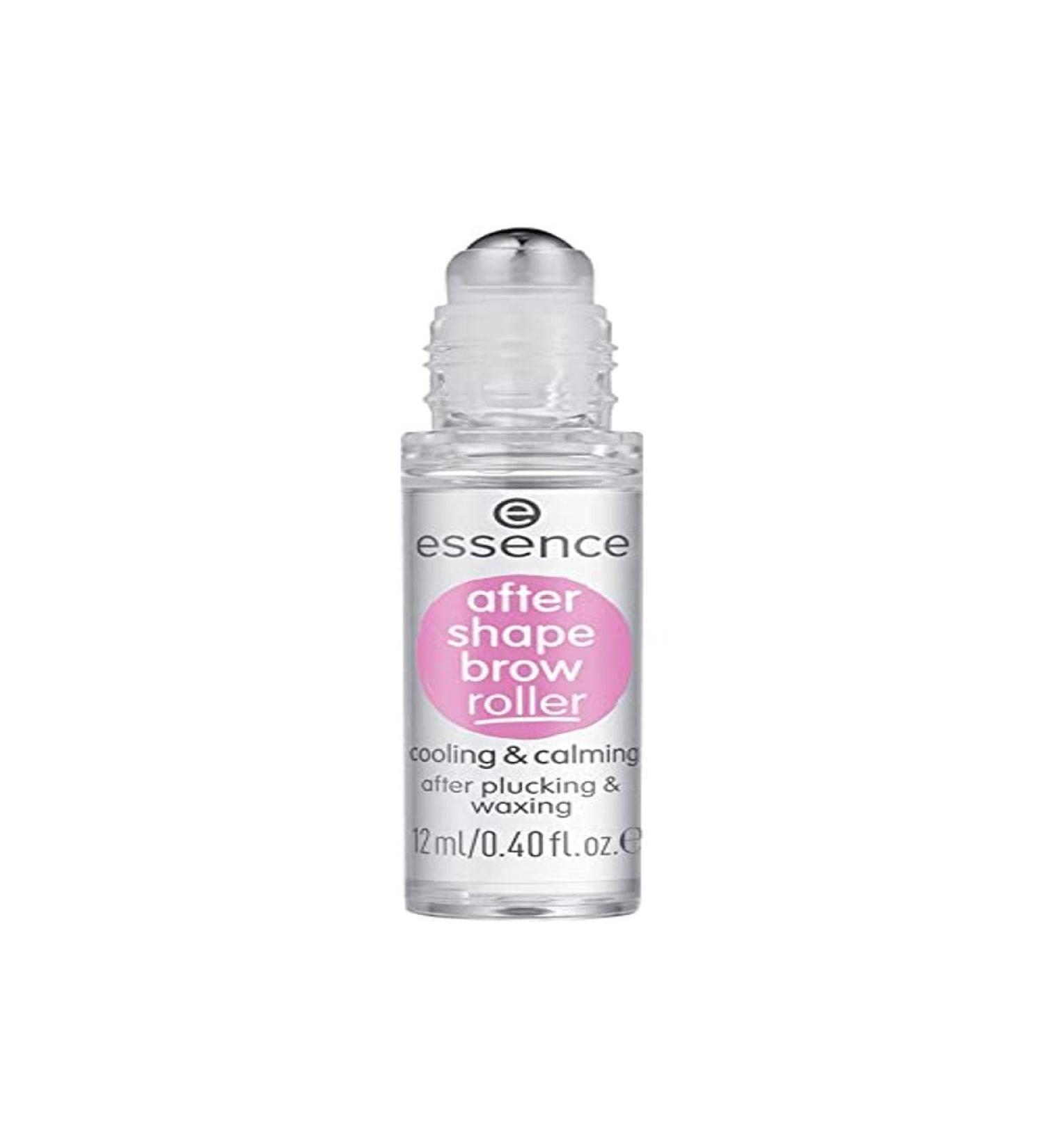 Essence After Shape Brow Roller Cooling & Calming eyebrows transparent calming nourishing cooling revitalizing gelig translucent vegan nanoparticles free (12ml)