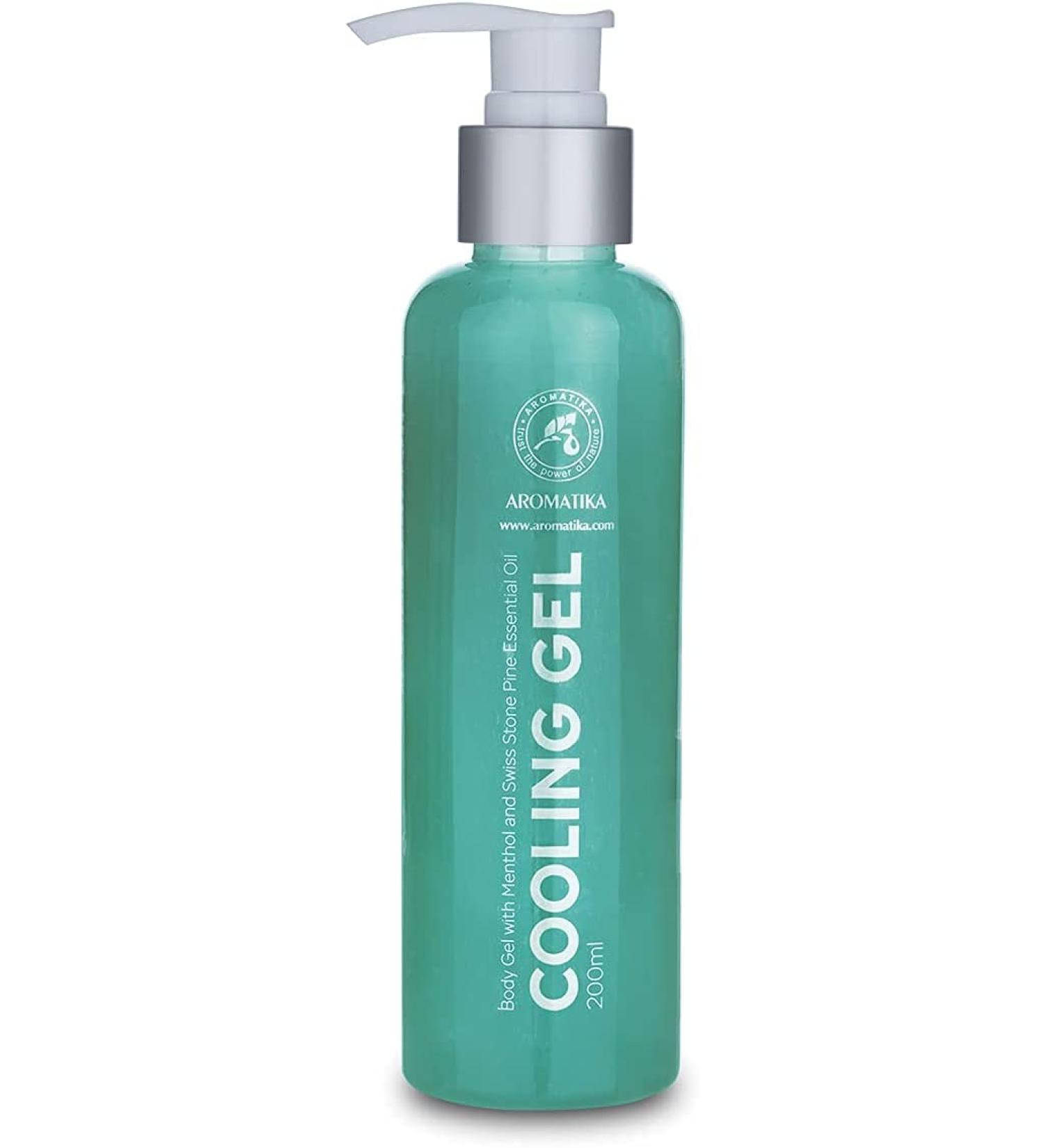Cooling Gel with Menthol & Stone Pine - Muscle Relaxation Sports Gel for Back Knees Shoulders & Arms - Refresh & Revitalize Your Muscles & Joints - Buy Online on GoSupps.com