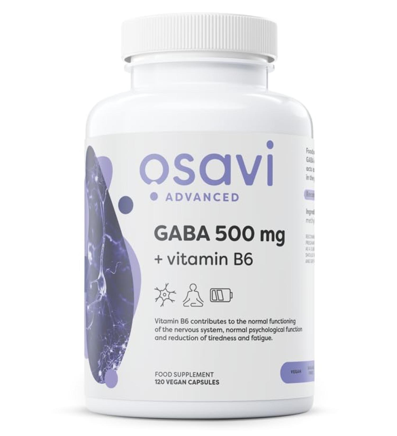 OSAVI Osavi GABA 500mg + Vitamin B6-120 vcaps