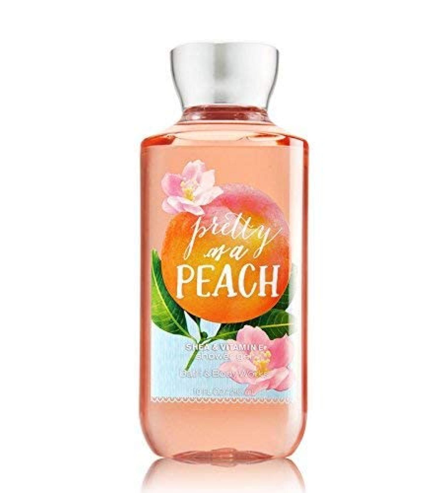 Bath & Body Works Shea & Vitamin E Shower Gel Pretty as a Peach Peach 10 Fl Oz (Pack of 1)