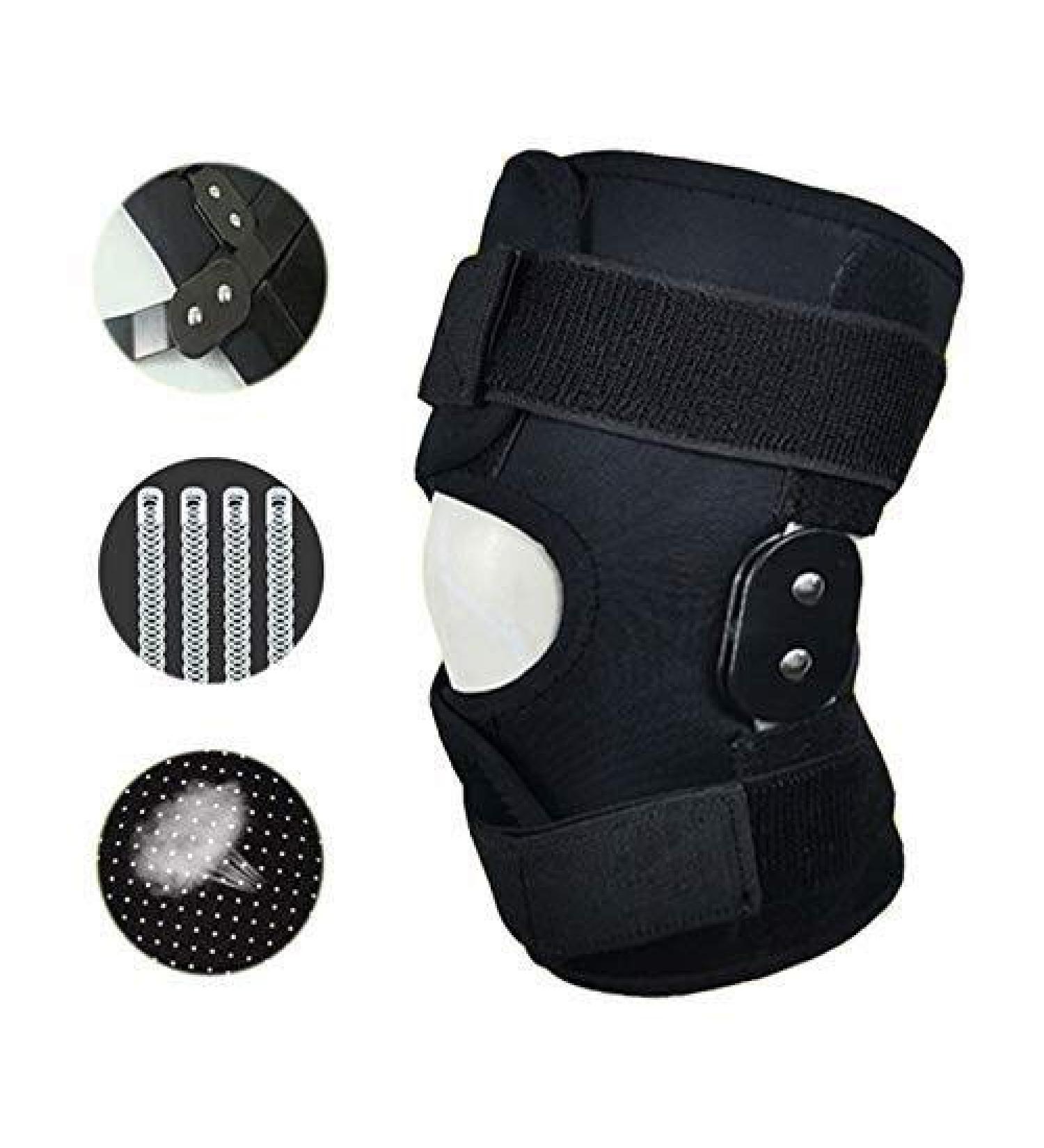 Adjustable Knee Brace Support - Breathable Orthopedic Stabilizer for Ligament Injury Joint Pain Relief Sport Knee Pad - Buy Online on GoSupps.com