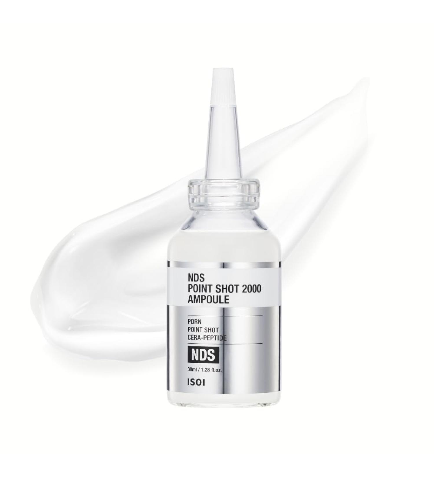ISOI NDS Point Shot 2000 Ampoule 8X Cera-Peptide Skin Booster with PDRN Korean Skin Care (1.28 fl.oz 38ml) - Buy Online on GoSupps.com