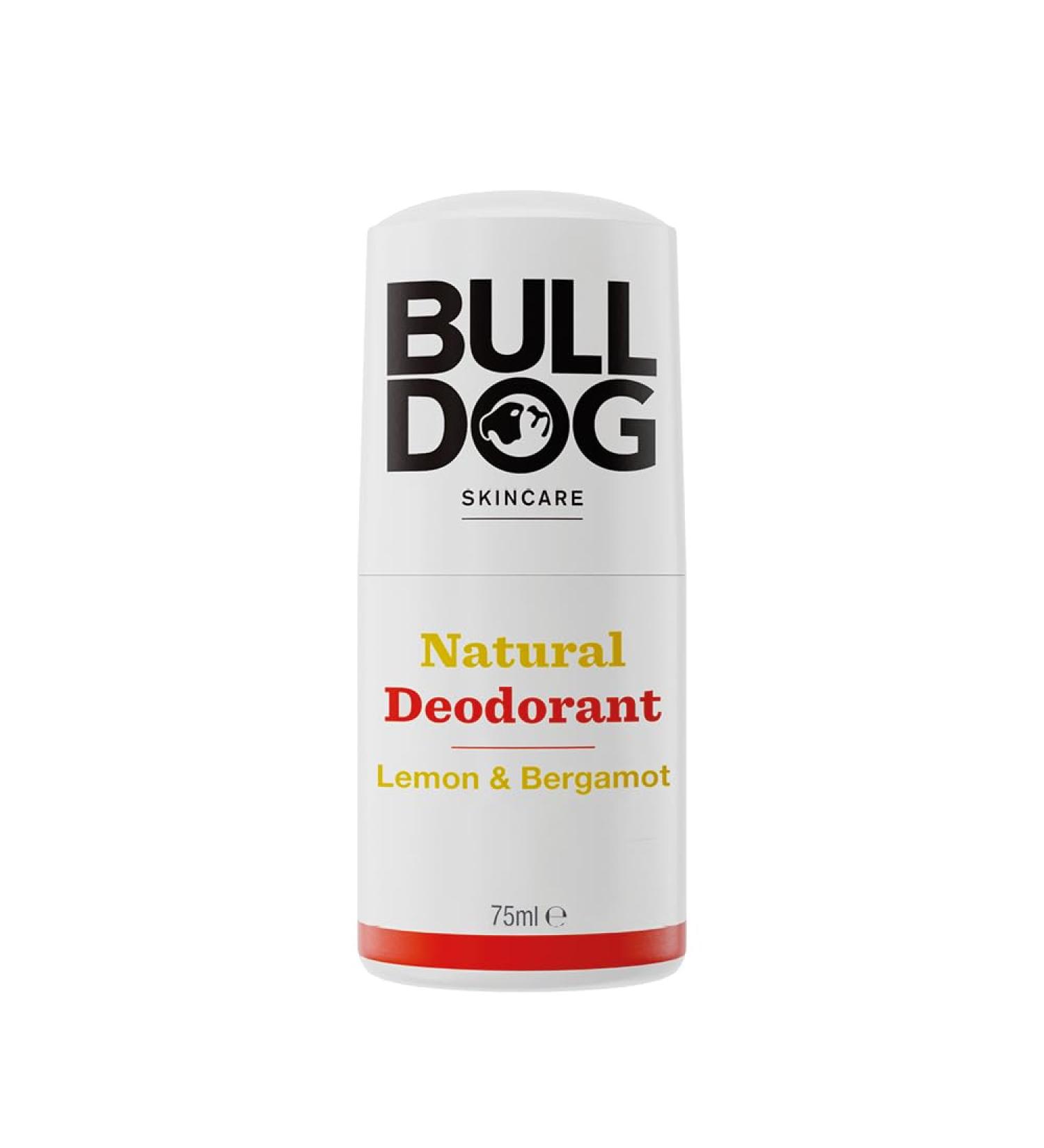 Bulldog Skincare Lemon and Bergamot Roll On Natural Deodorant 75 ml Lemon and Bergamot 1 count (Pack of 1) - Buy Online on GoSupps.com