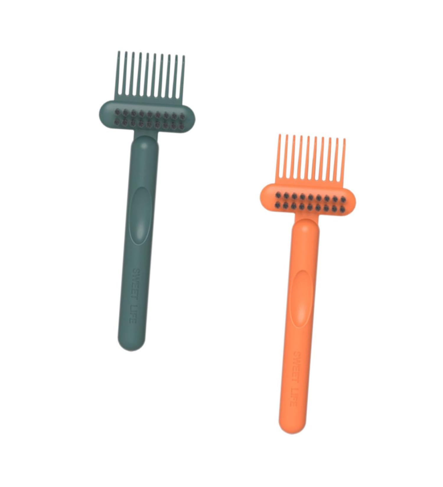 2pi ces Outil De Nettoyage Pour Brosse Cheveux Nettoyeur De Peigne liminateur De Brosse Et Peigne Kit De Nettoyage Simple Et Pratique - Buy Online on GoSupps.com