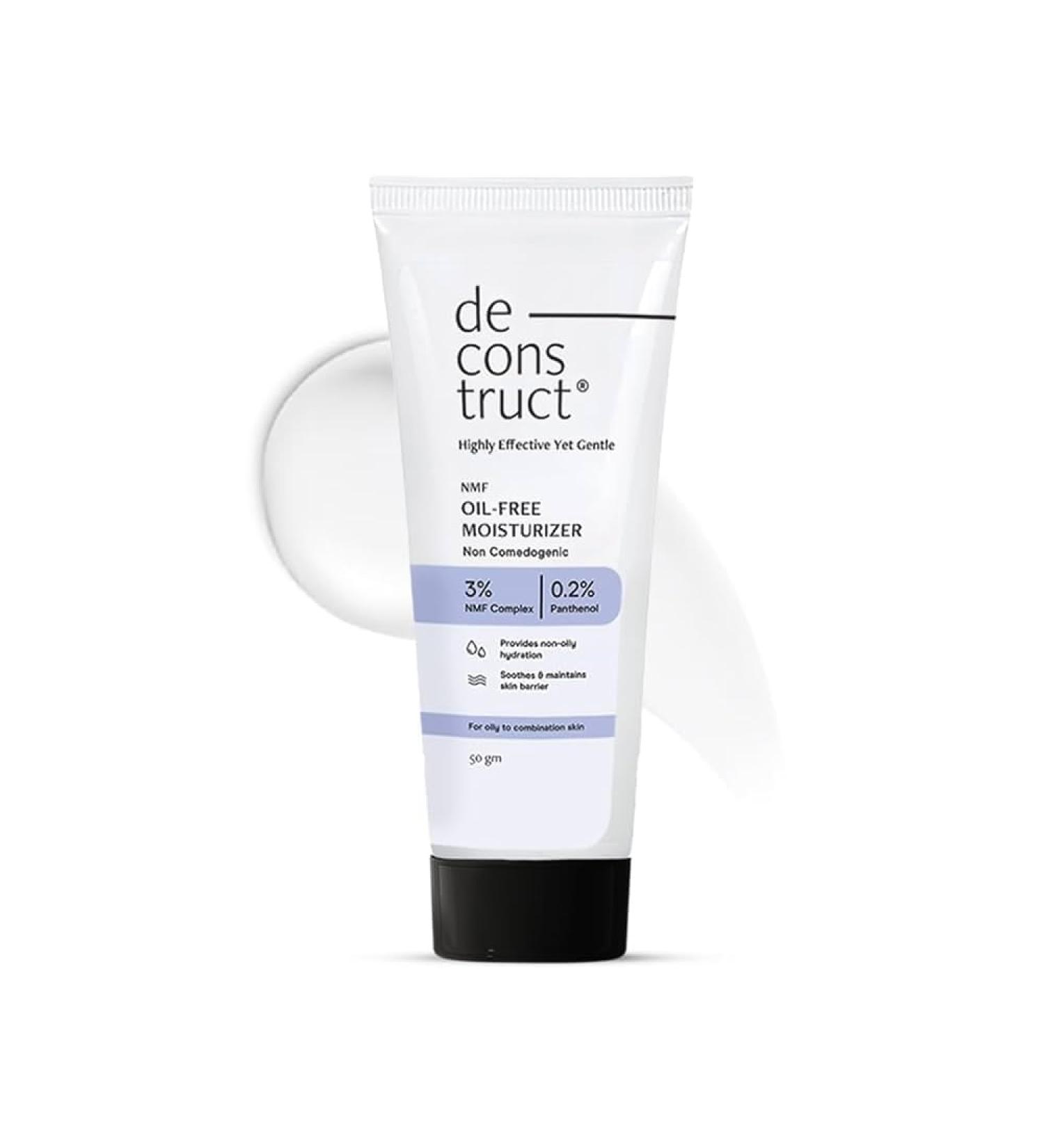 De construct Oil-Free Moisturizer with NMF Complex 72 Hours Hydration Non-Comedogenic for Oily to Combination Skin 50g - Buy Online on GoSupps.com