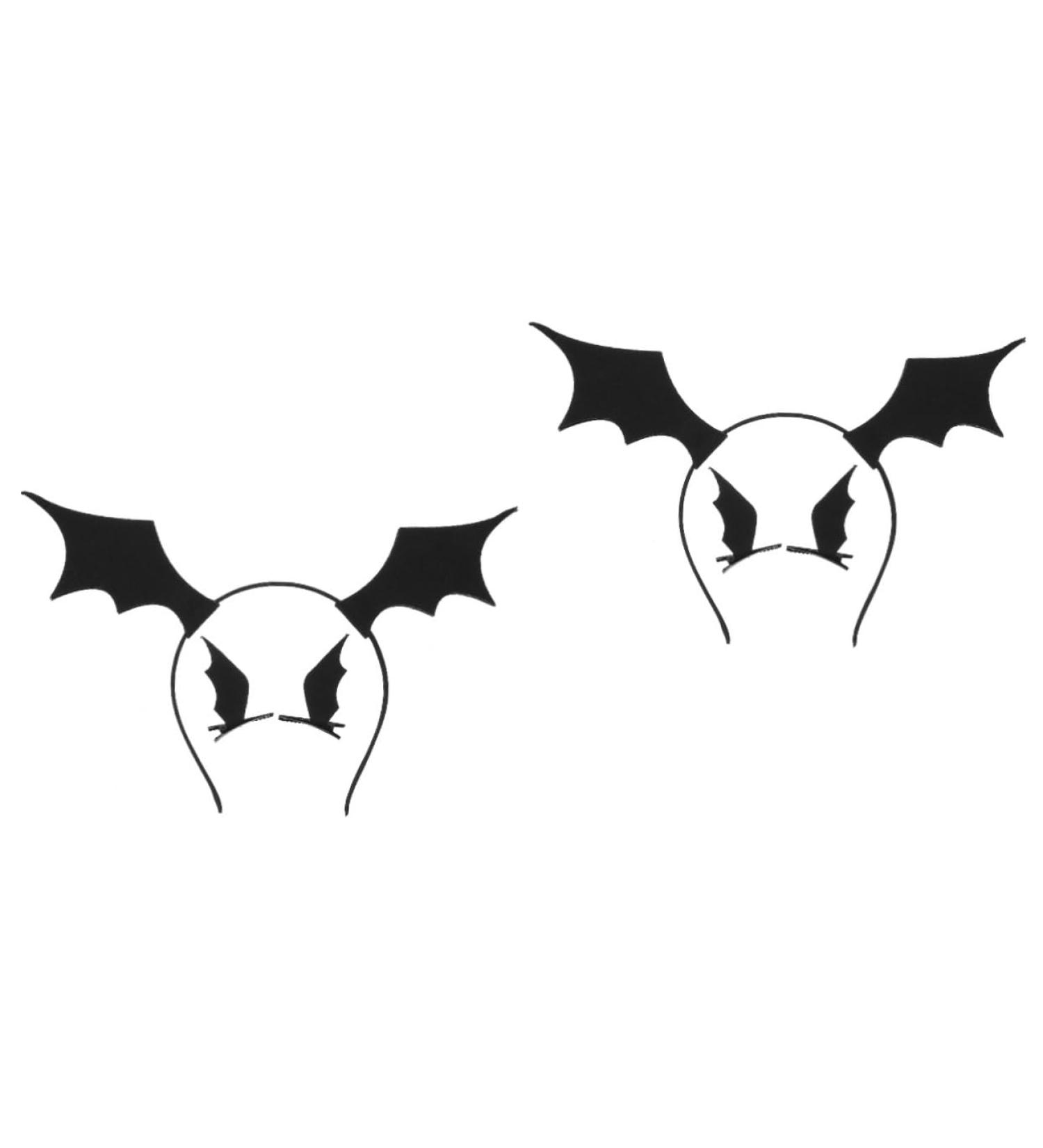 FRCOLOR 2 Sets Bat Headband Hair Clip Halloween Headbands for Women Halloween Decor Bat Headbands Bat Cosplay Ears Hair Hoops Halloween Prop Black Clips Hair Clips Party Headband Fabric - Buy Online on GoSupps.com