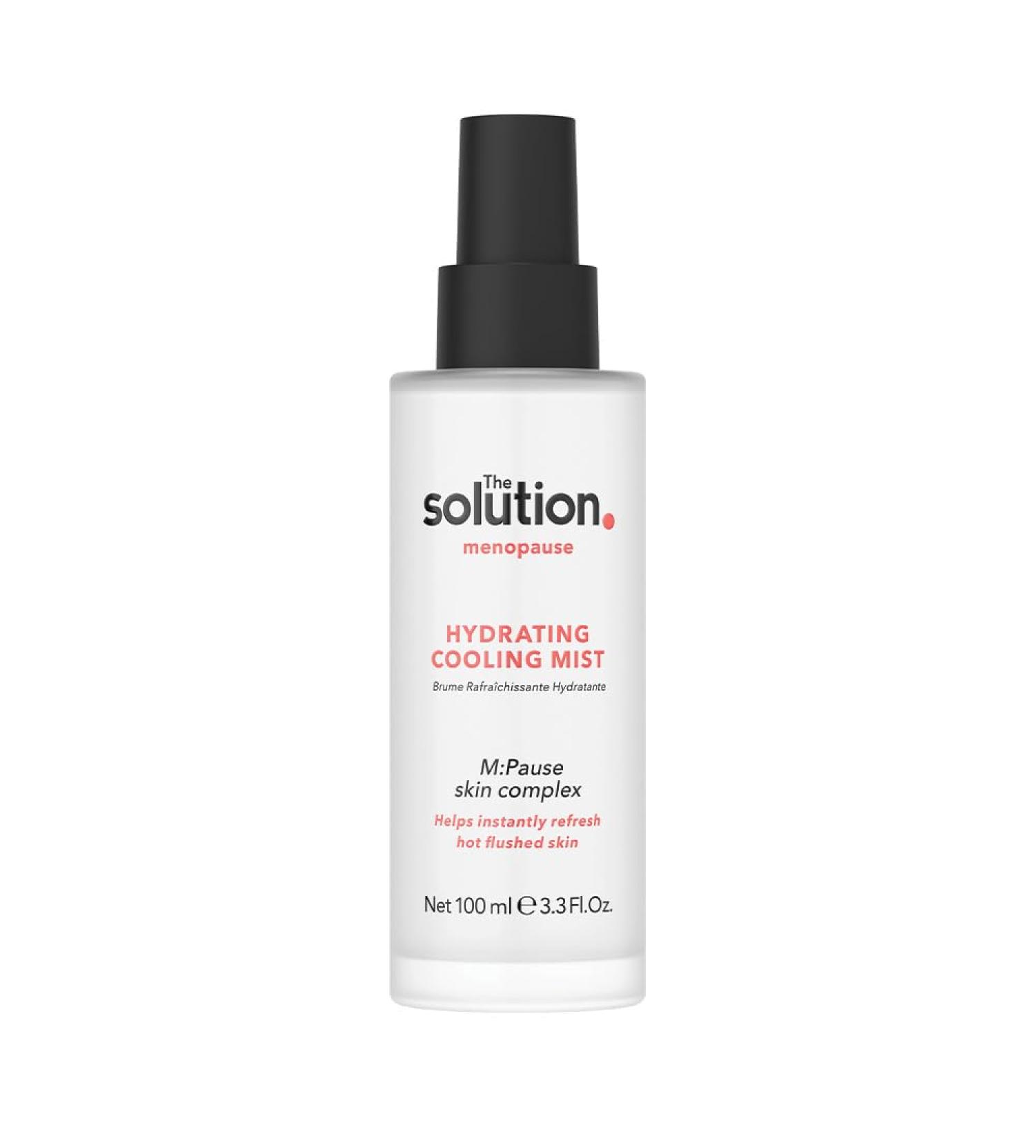 The Solution Menopause Hydrating Cooling Mist (100ml). Dermatologically Tested Hydrating Face Mist Cooling Face Mist Spray Hydrating Vegan & Cruelty Free Face Hydrating Mist for Hot Flushes Relief - Buy Online on GoSupps.com