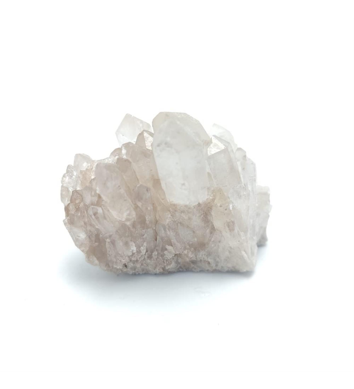 Natural Quartz Crystal Stones White Crystal Quartz Crystal Cluster Ornaments White Quartz Cluster Crystal Specimen Home Office Decor ningxiao (Color : About 150g) - Buy Online on GoSupps.com