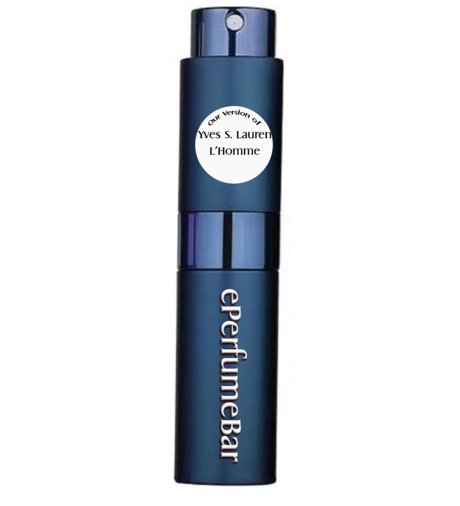 ePerfumeBar Impression of Yves S. Lauren L'HOMME Replica Version Fragrance Dupes Concentrated Long Lasting Eau de Parfum Spray Refillable Atomizer Bottle 0.34 Fl Oz/10ml - Buy Online on GoSupps.com