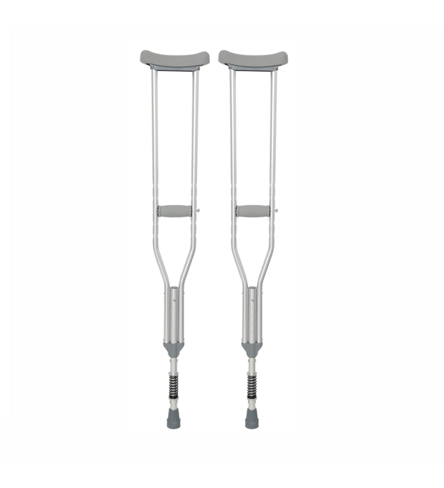Adjustable Crutches with Spring Damping Walking Crutches for Adults Aluminum Height Adjustable Crutches to Prevent Armpit Swelling and Pain (Size : M(1 Pair)) anniversary Lucky Star Selfless - Buy Online on GoSupps.com