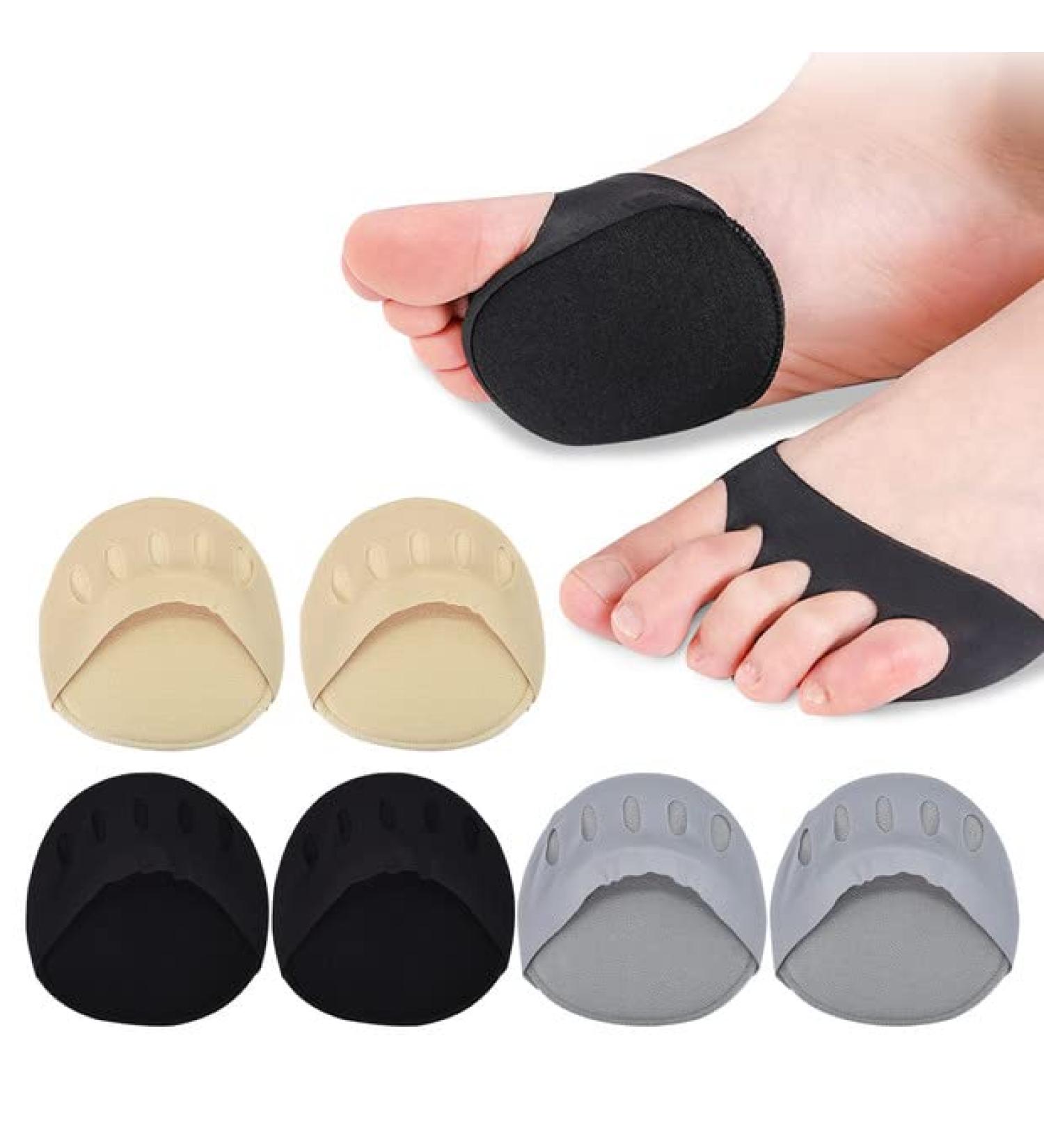 Honeycomb Forefoot Pads - 3 Pairs for Women | Metatarsal Foot Cushions for Various Shoe Types | Reusable Relief from Foot Fatigue and Pain - Buy Online on GoSupps.com