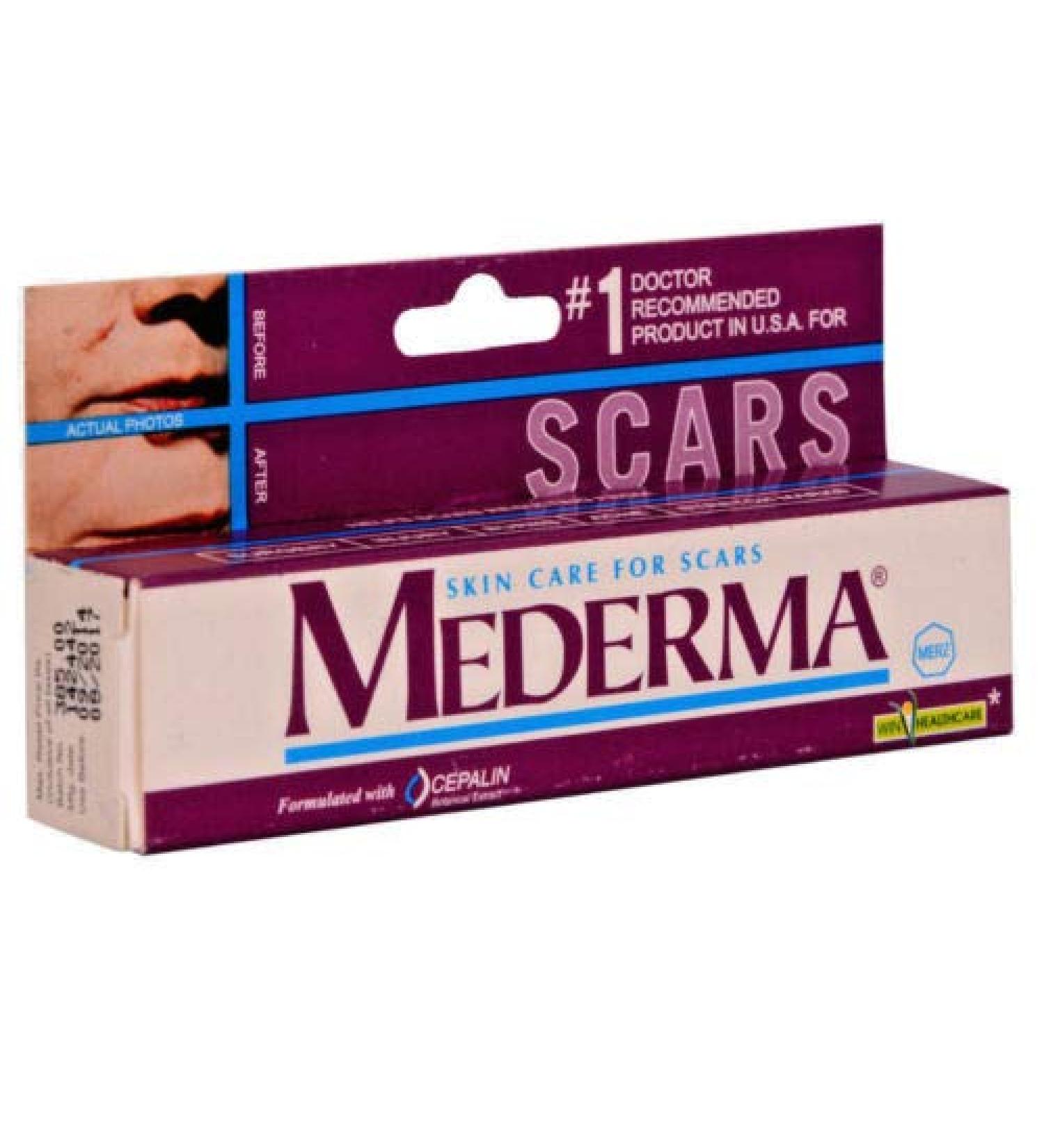 Mederma Ayurvedic Cream for Scars, Surgery, Injury, Burns, Acne & Cut Marks - 10g - Buy Online on GoSupps.com