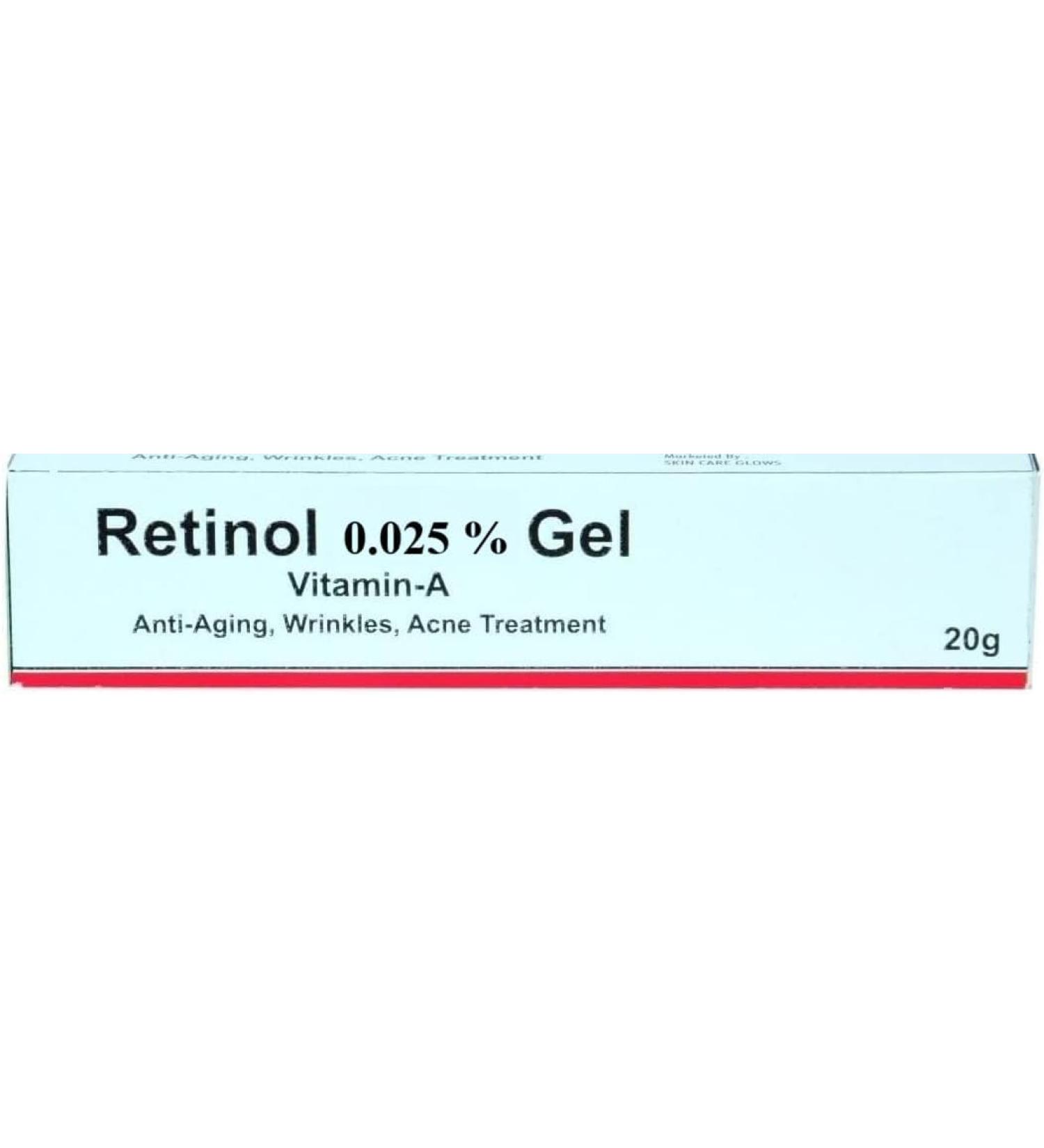 G n rique Healthymia Retinol Gel 0.025% Vitamin A Repairs Fine Lines & Wrinkles Scar Treatment Anti-Aging Formula