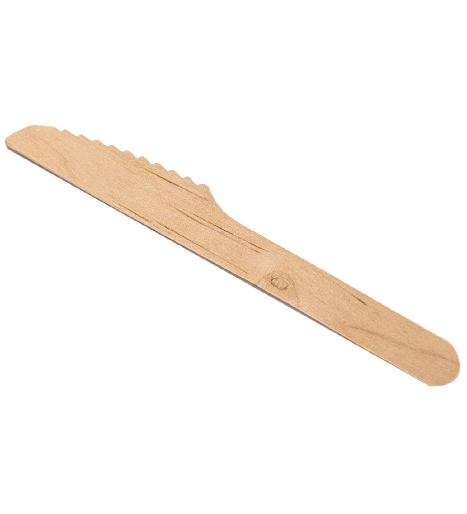 Perfect Stix - PS Wooden Knife 250CT Green Knive 158-250ct Disposable Wooden Knives (Pack of 250) 250ct natural