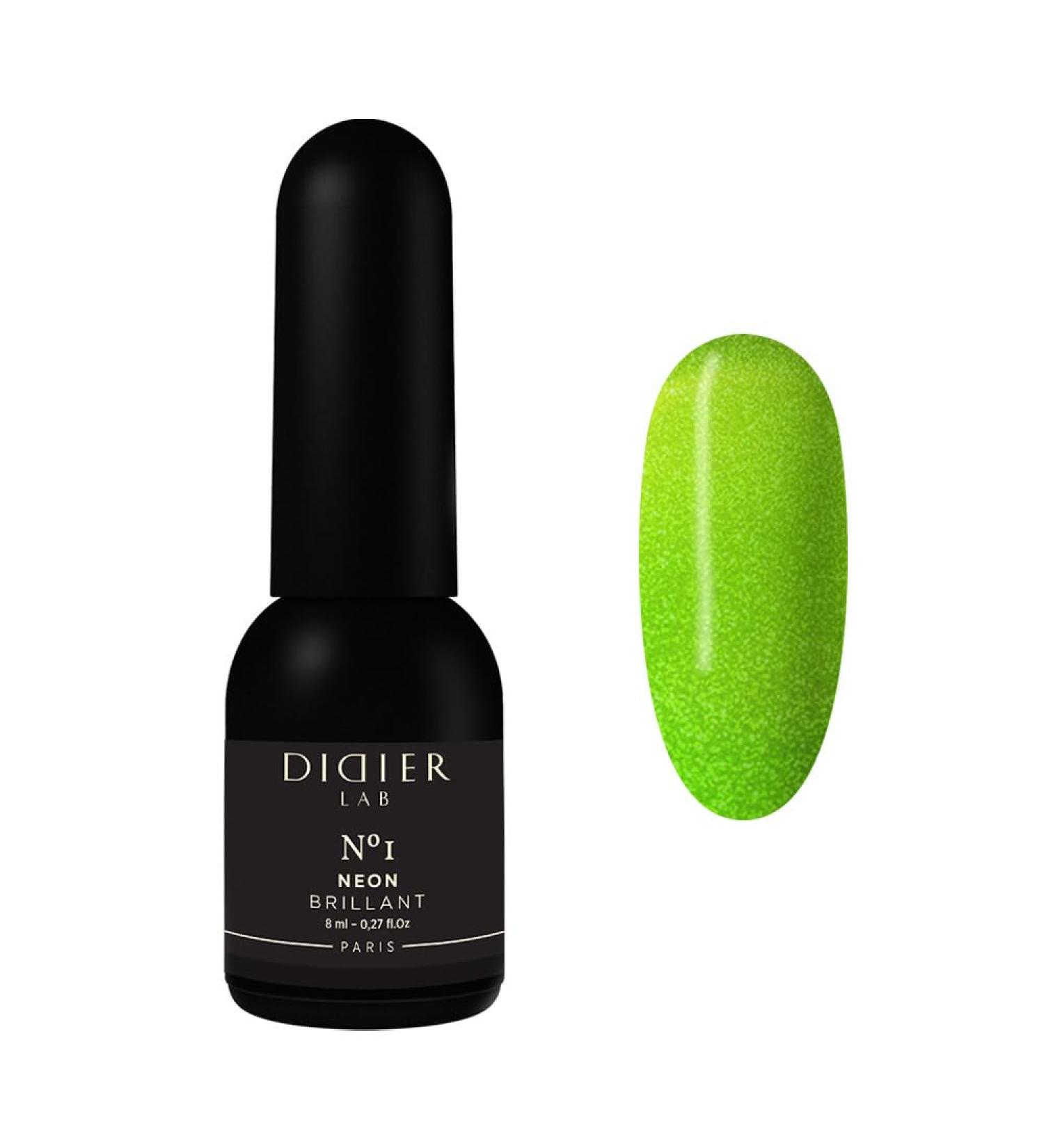 Didier Lab - Premium UV Gel Nail Polish - Brillant Neon No1- Gel Nail Varnish - Nail Art - Long-Lasting High Gloss Wear - Gel Nail Polish - Gel Nails - Glitter Gel Nail Polish - Rich Pigment - 8ml - Buy Online on GoSupps.com