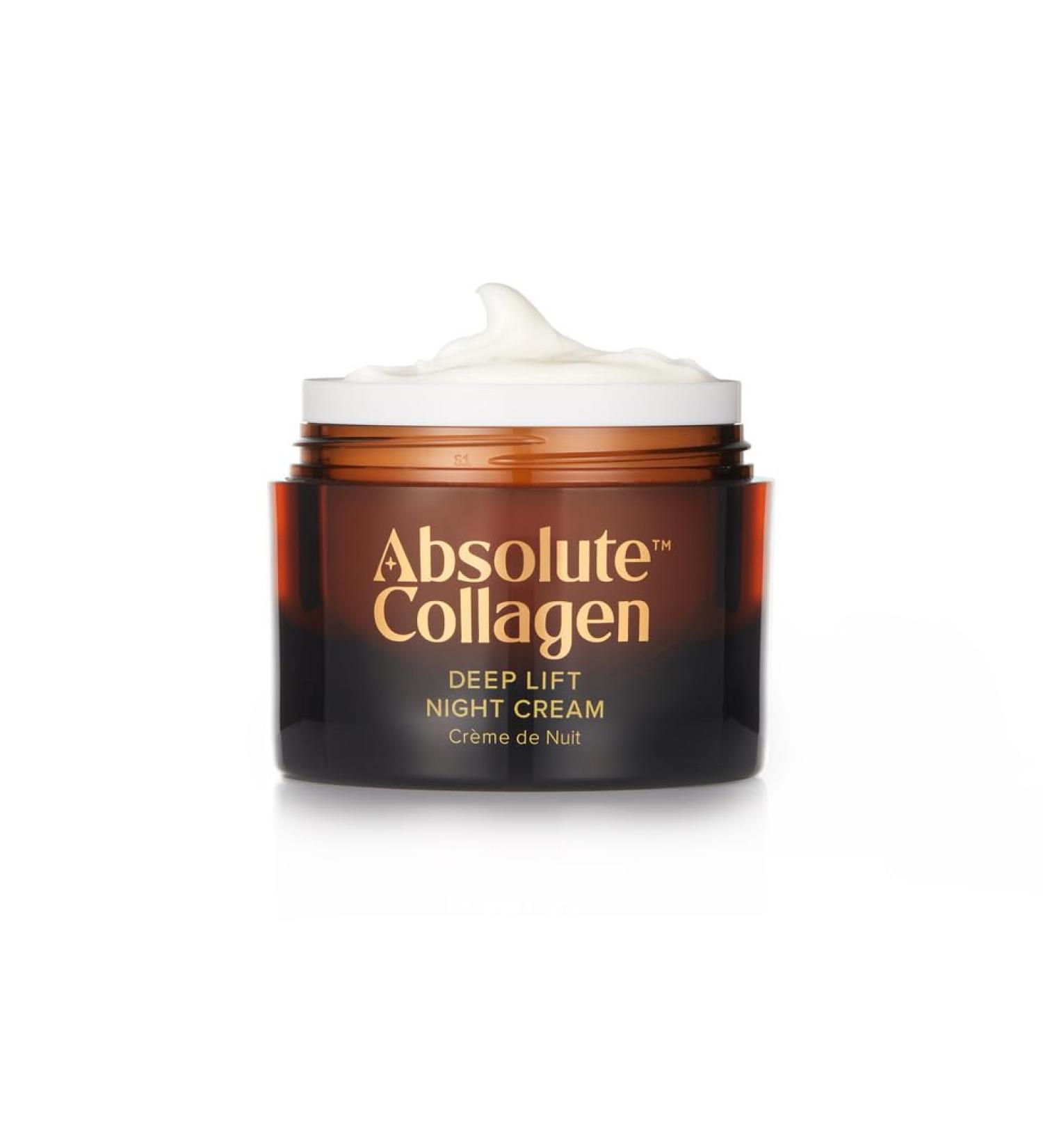 Absolute Collagen Deep Lift Night Cream 50ml - Nourishing & Hydrating - Repair & Restore Skin Barrier - Improves Skin Texture Elasticity & Firmness - Reduce Appearance of Fine Lines - Anti-Ageing - Buy Online on GoSupps.com