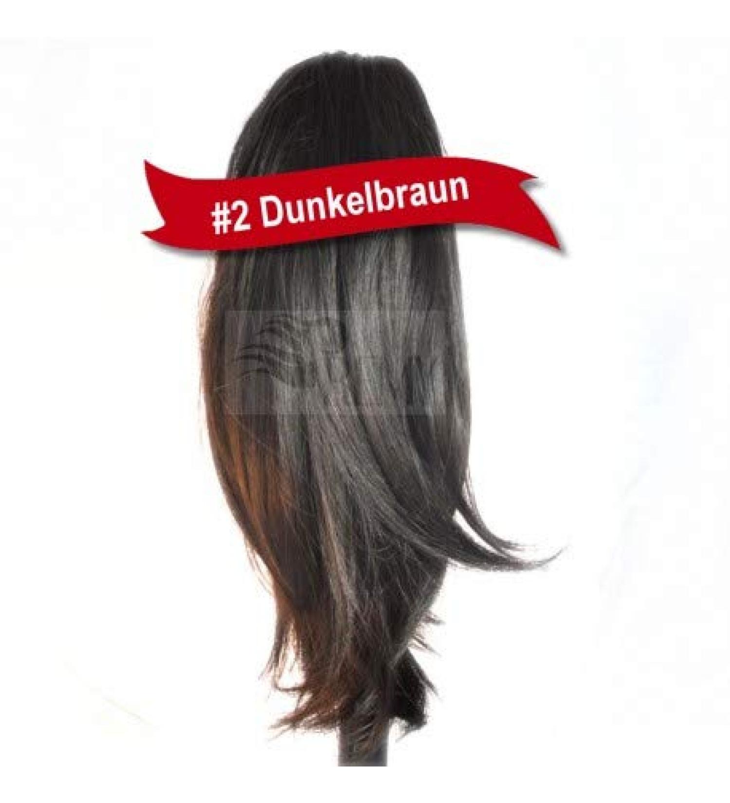 RemyHaar.eu - 30cm Dark Brown Clip-In Hairpiece Braid Ponytail Extensions (100g) - Buy Online on GoSupps.com