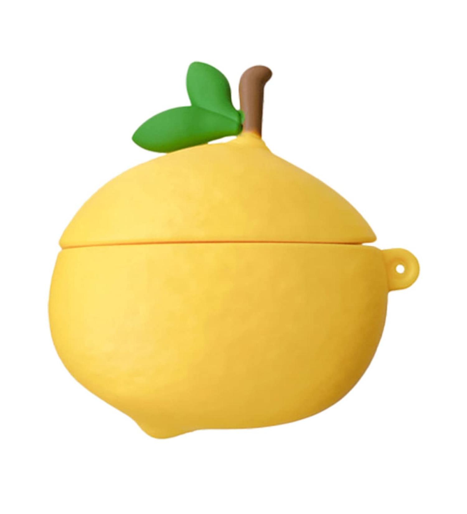 UKCOCO 1Pc Lemon Headphone Case Silicone Earbud Case Earphone case Skin Earphone case Protector Leather Protector Silicone Wireless Earphone Cover Pro2 Plastic case Printing Silica Gel Yellow 8x7.5x4cm - Buy Online on GoSupps.com