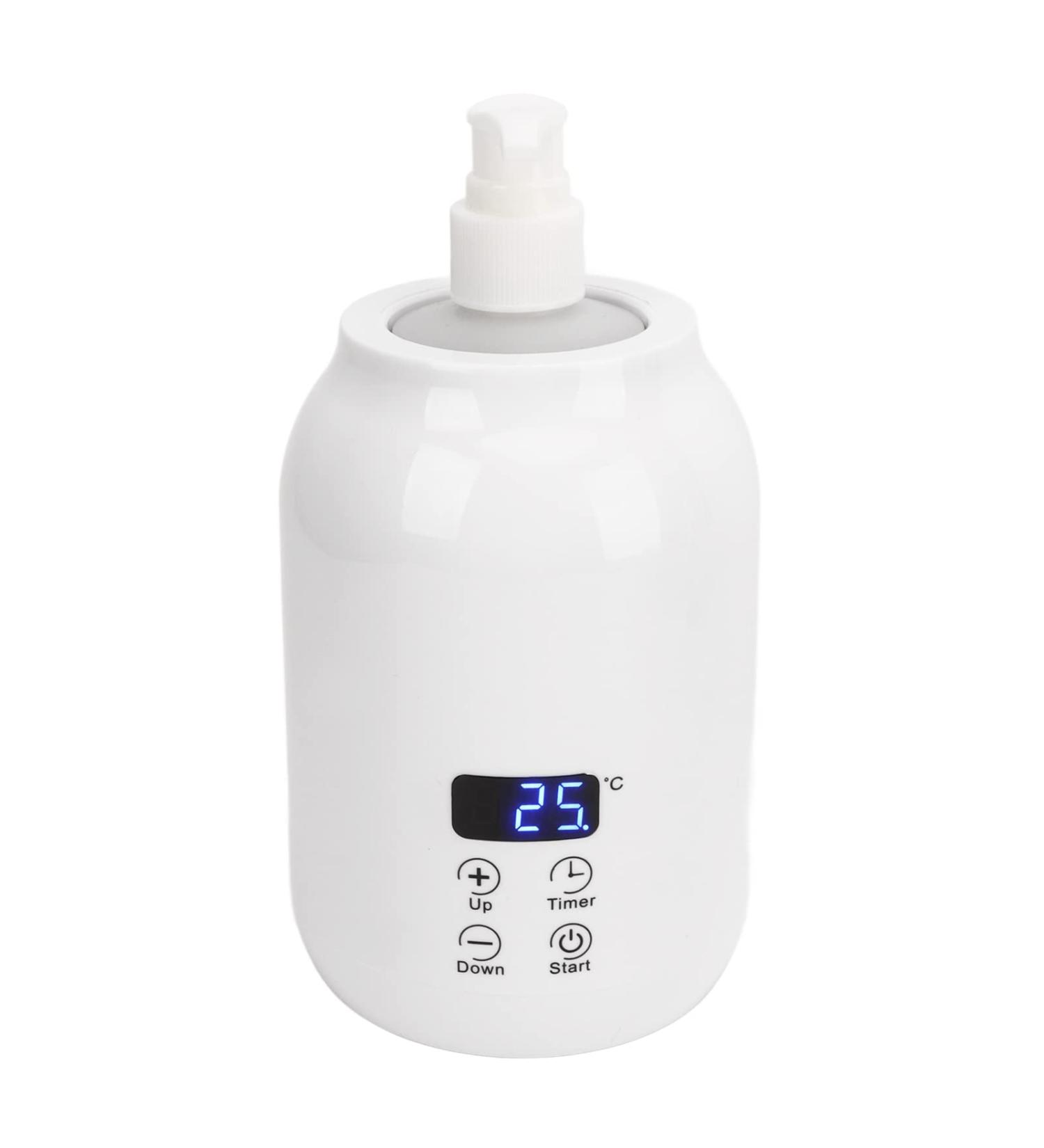 NATUDECO Electric Massage Oil Heating Bottle - 30-65 Lotion Dispenser with Timer for Home & Salon (EU Connector) - Buy Online on GoSupps.com