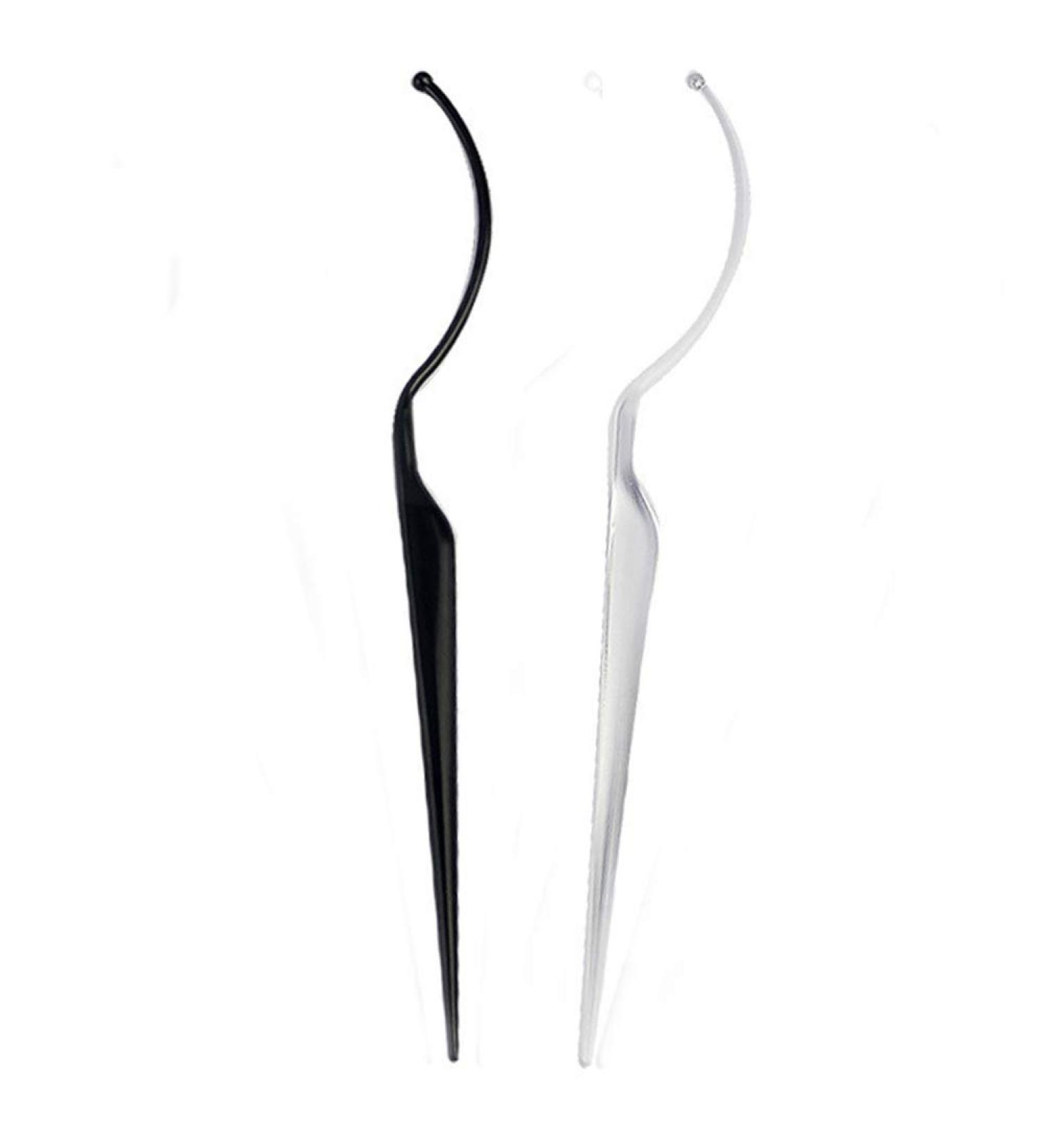 2Pcs Eyelash Extension Support Stick Holder - Display Grafting Effects | Eyelash Salon Tools - Black & Clear | International Shipping - Buy Online on GoSupps.com