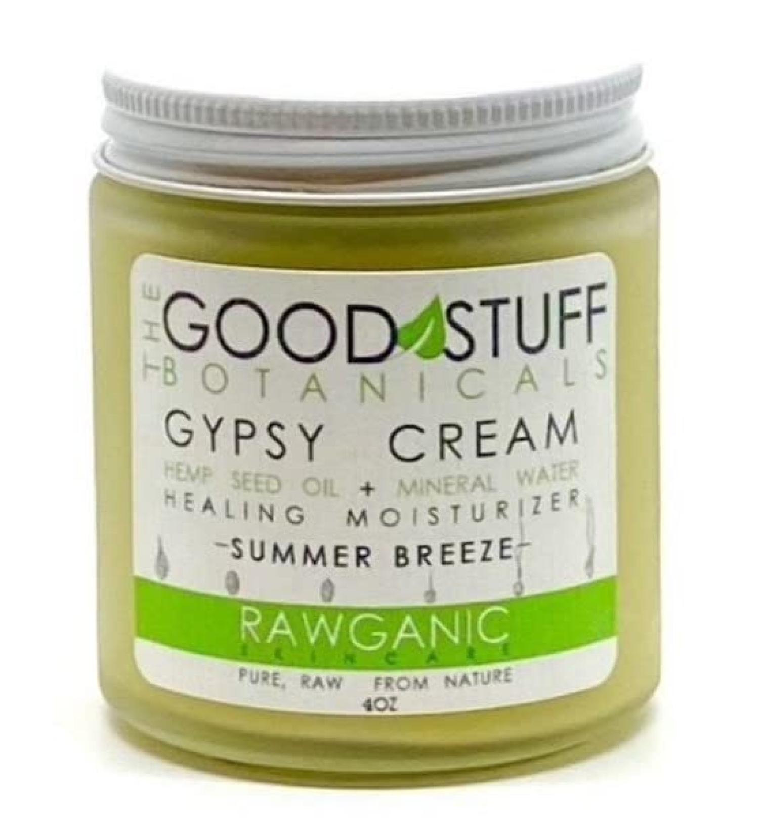 Gypsy Cream Summer Breeze Scent - Organic Hemp Oil & Hot Spring Water Face Moisturizer 4oz | International Shipping Available - Buy Online on GoSupps.com
