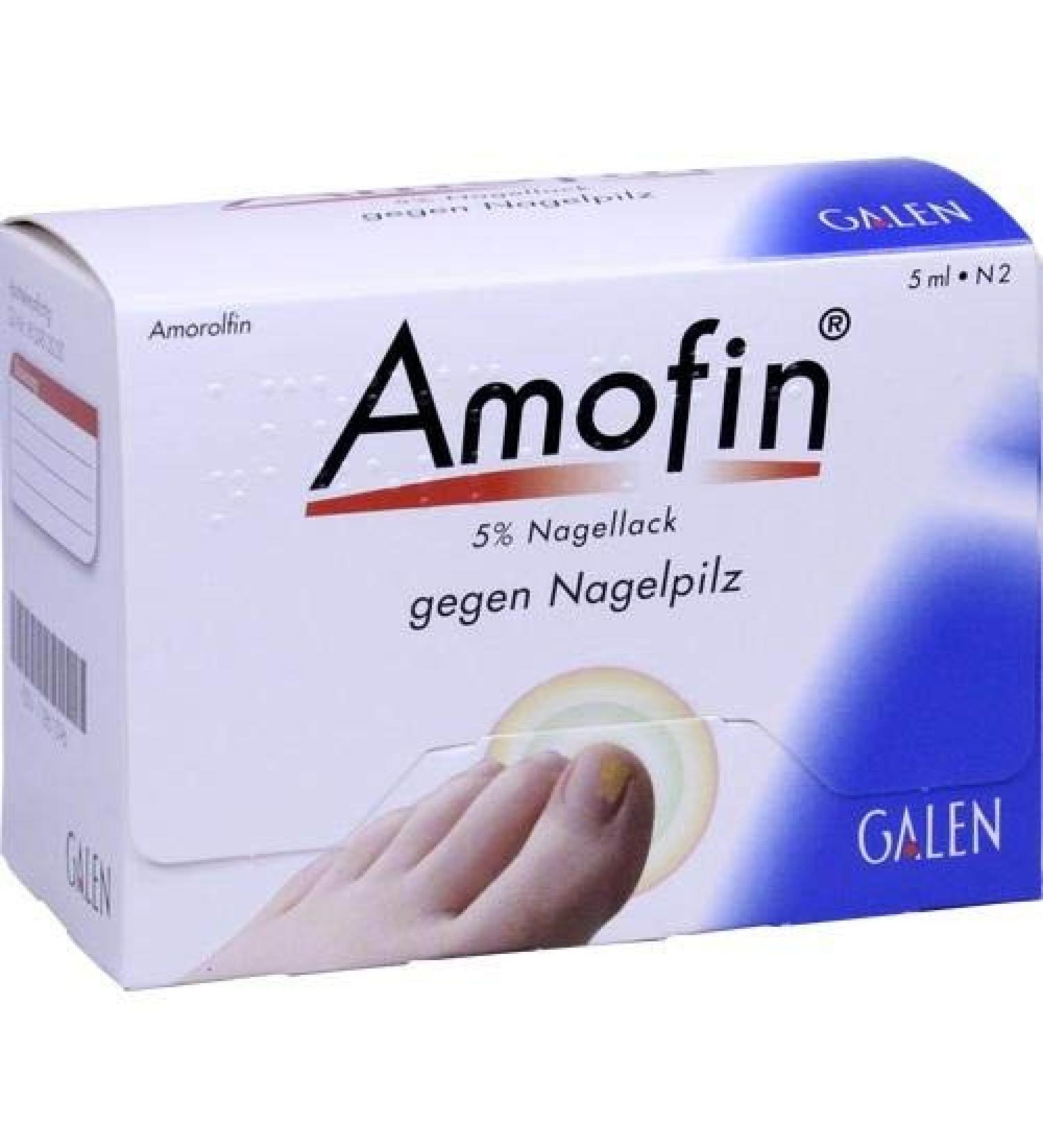 AMOFIN 5% NAIL POLISH 5 ml by GALENpharma GmbH