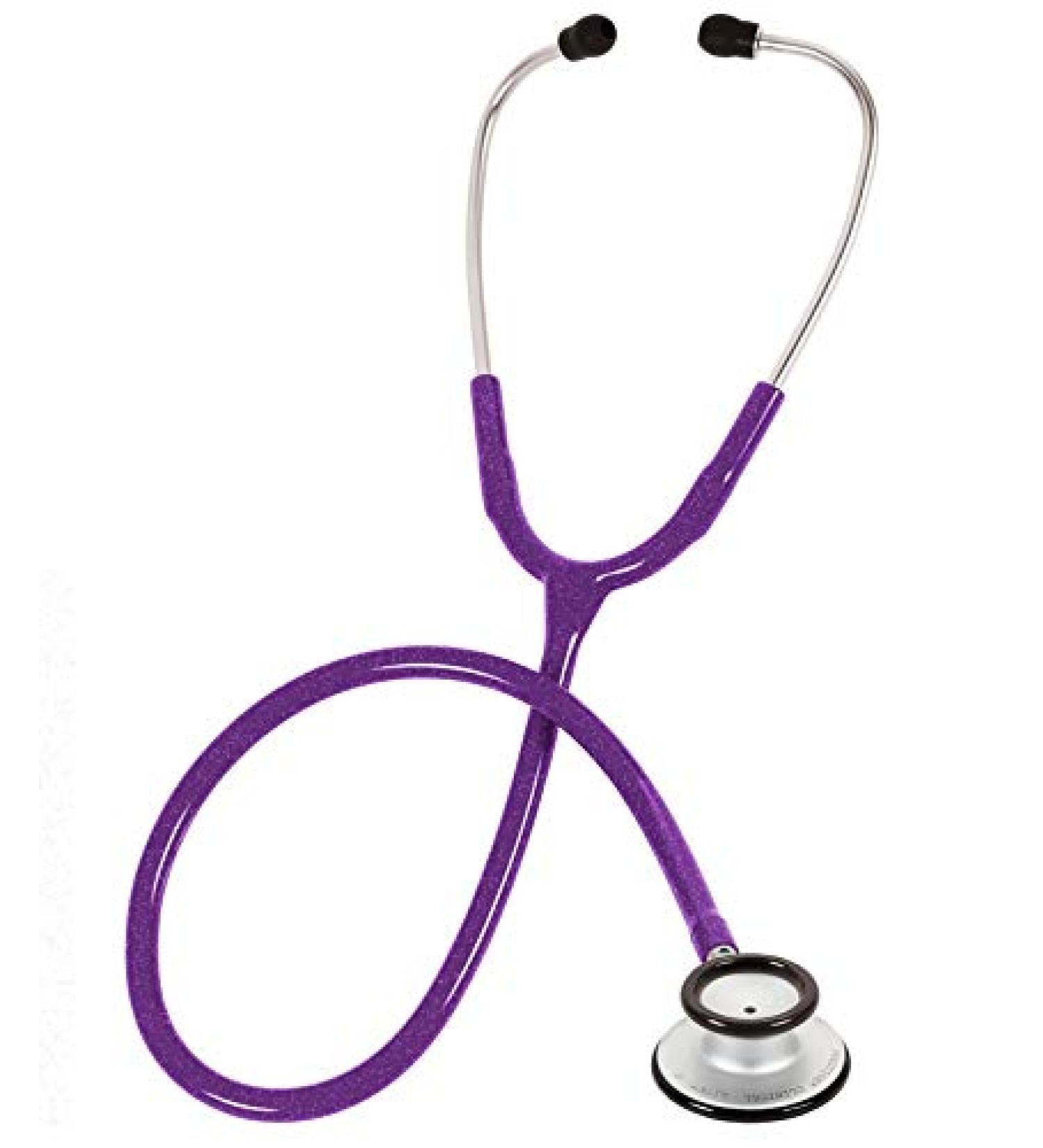 Buy Prestige Medical Clinical Lite Stethoscope - Purple Sparkles | International Shipping Available - Buy Online on GoSupps.com
