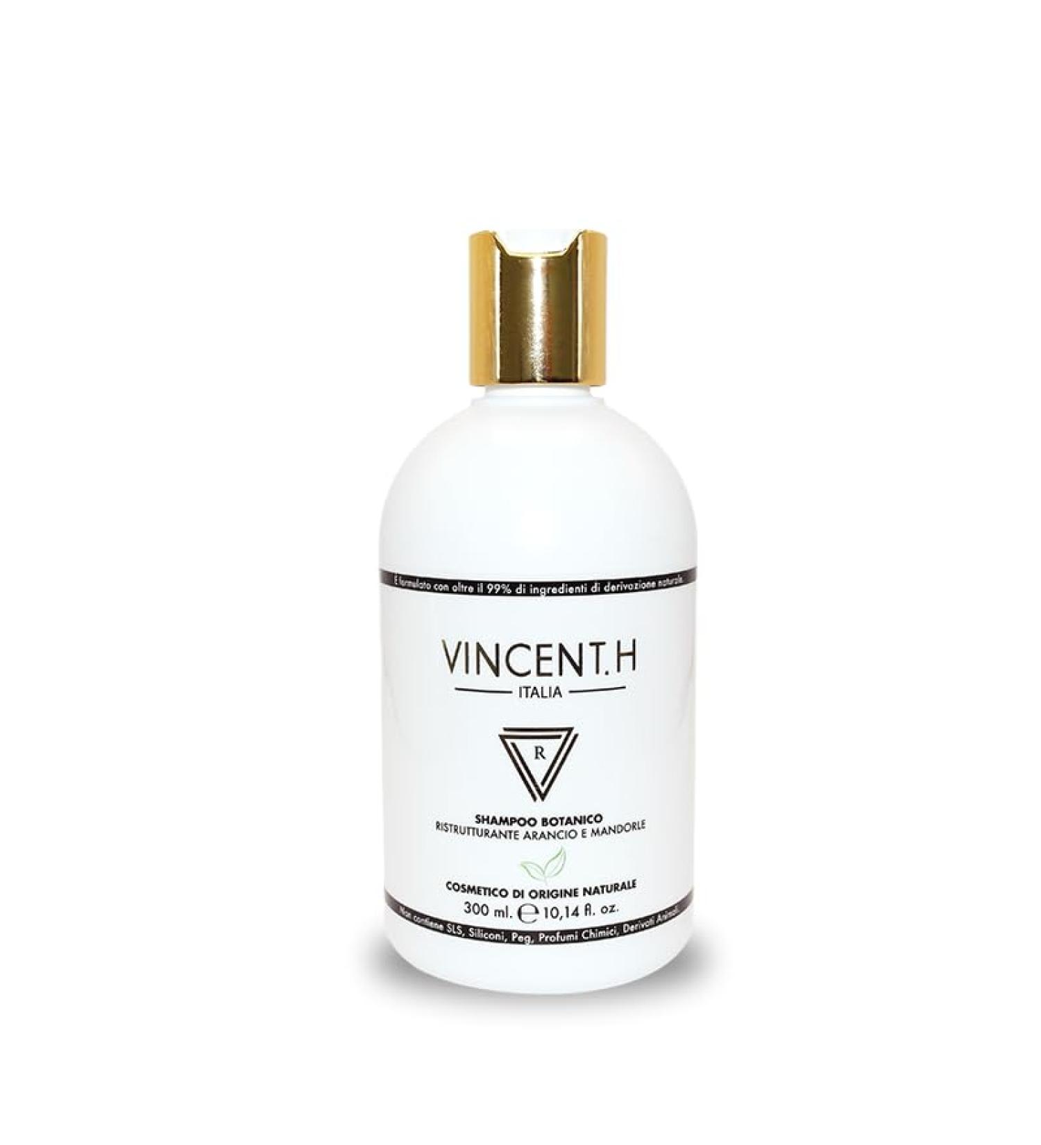 VINCENTH SRL Botanical shampoo restructuring orange and almonds - Buy Online on GoSupps.com