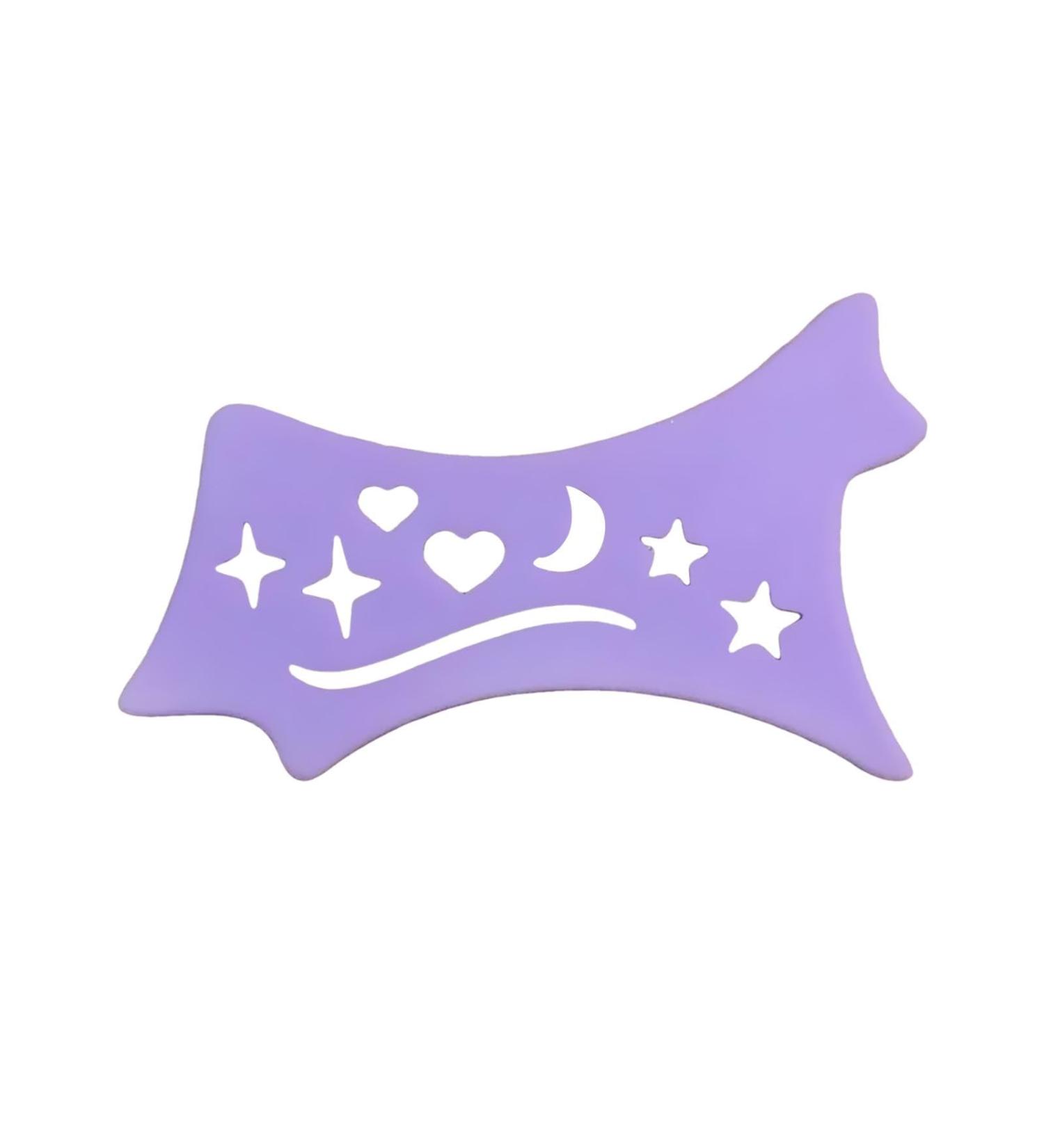 Esquirla Silicone Eyeliner Stencil Makeup Tool Easy to Use for Beginners Girls Lady Women Purple - Buy Online on GoSupps.com