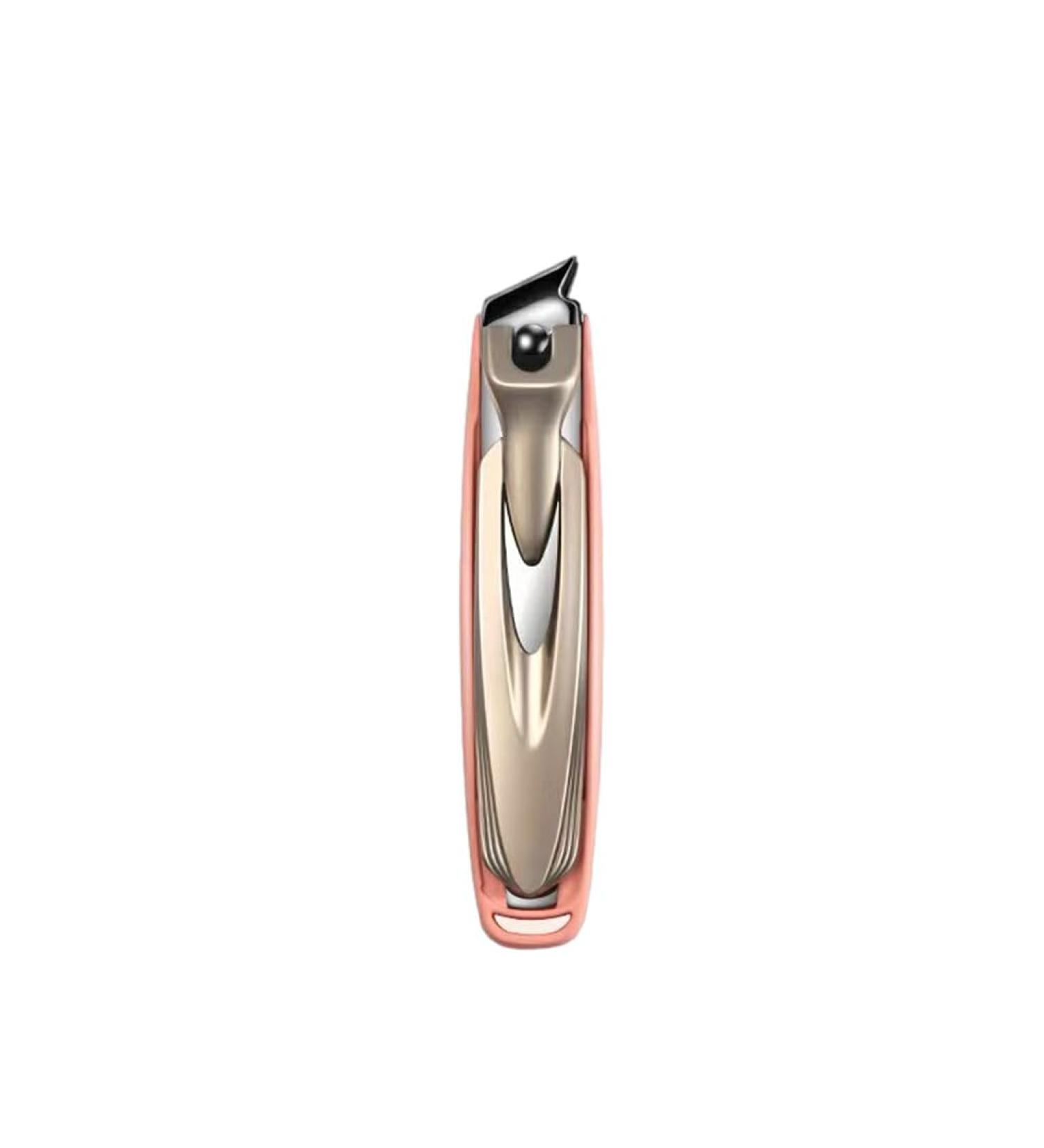 Allayu Anti-Splashing Nail Cutter Creative For Mess-Free Nail Cutting Experience Durable Stainless Steel Colorful Nail Clippers pink Oblique mouthpiece Oblique mouthpiece Pink - Buy Online on GoSupps.com