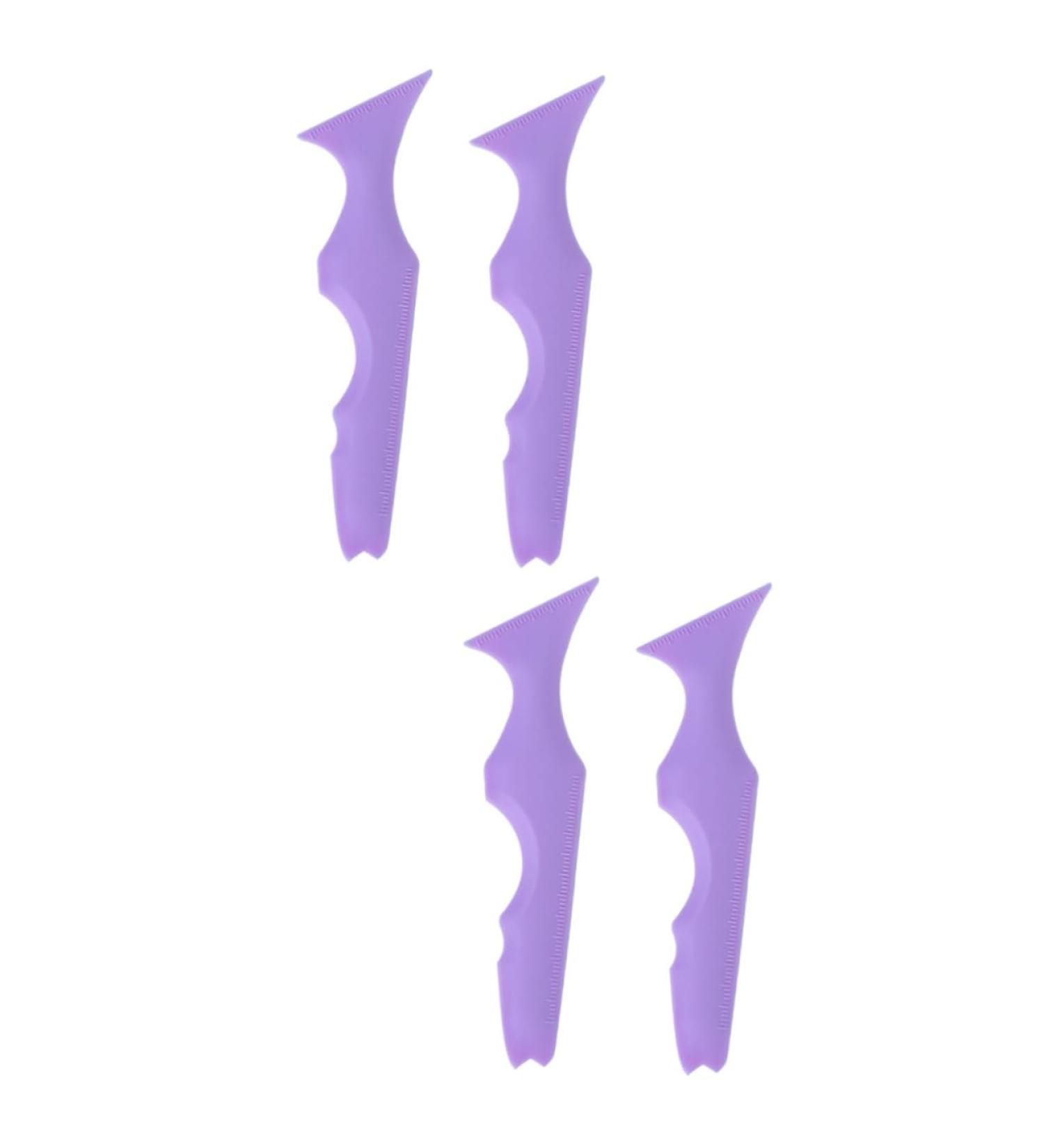 Beavorty 4 Pcs Silicone Beauty Ruler Eye Shadow Angled Eyeliner Stencils Eyeliner Stencils Aid Sample Face - Buy Online on GoSupps.com