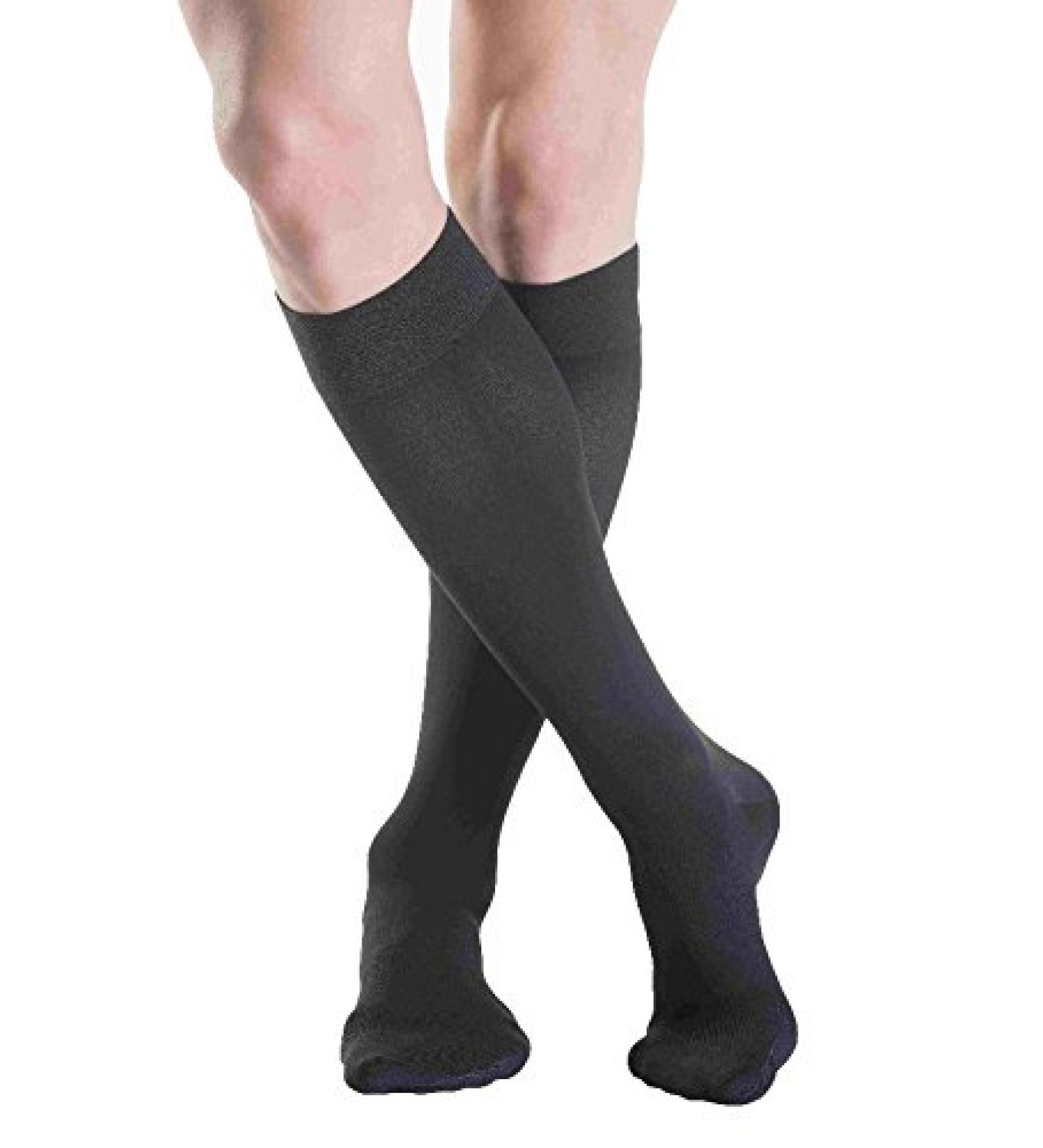 Cotton Kl. 2 Calf x-small long open foot nature 76 Calf socks