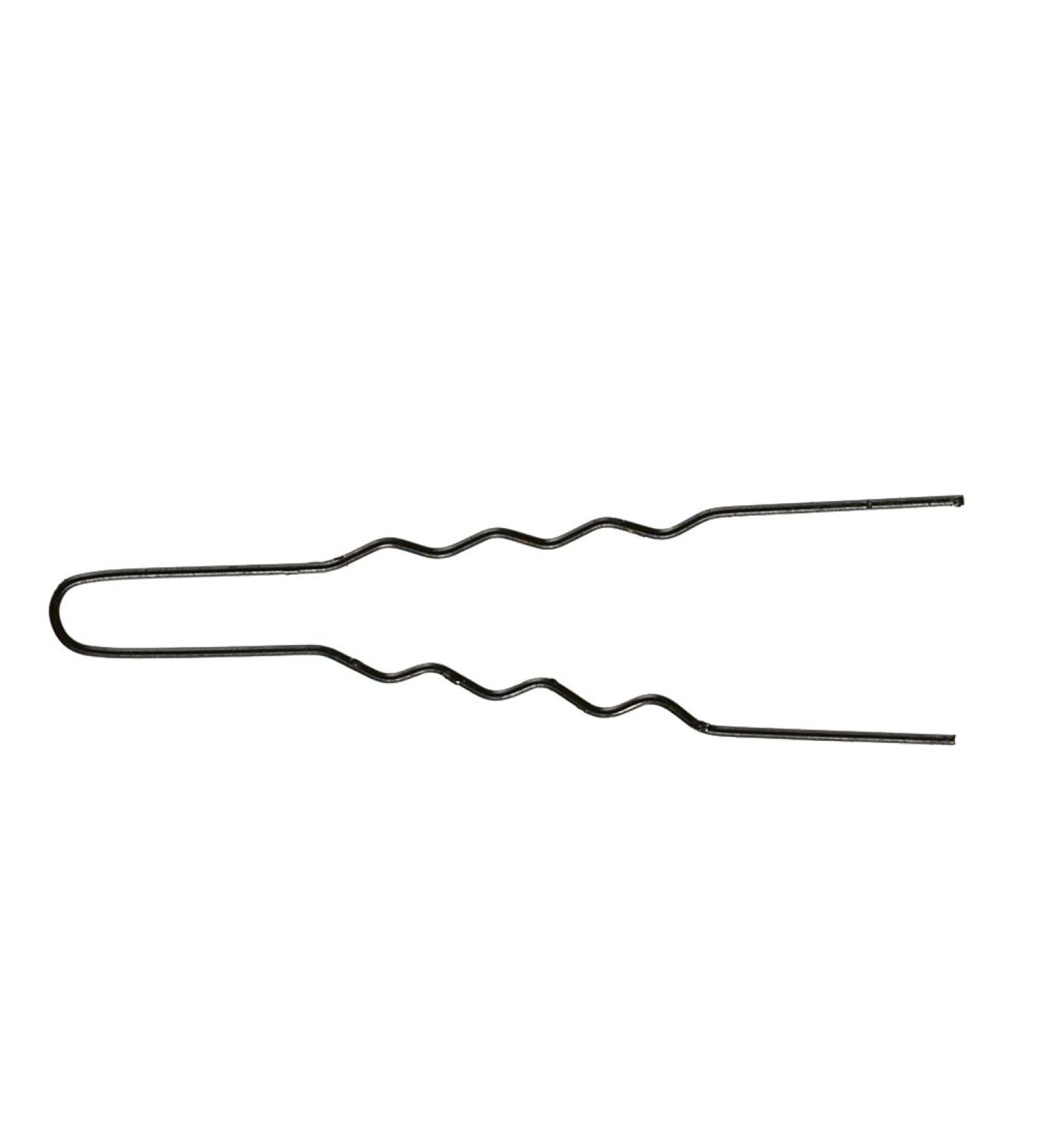 Comair 3150055 curling pins 50 pieces bag 45 x 0.55 mm thin black