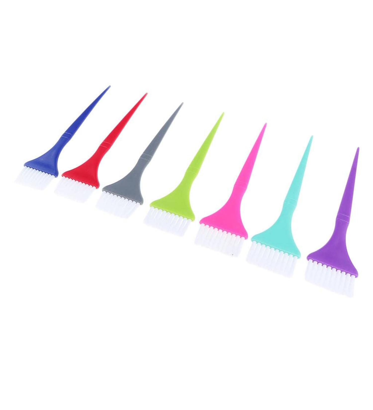 B Blesiya 7pcs Hair Dye Brush Set - Professional Hairdressing Tinting Brushes for Balayage, Bleaching, and Color Application - Buy Online on GoSupps.com