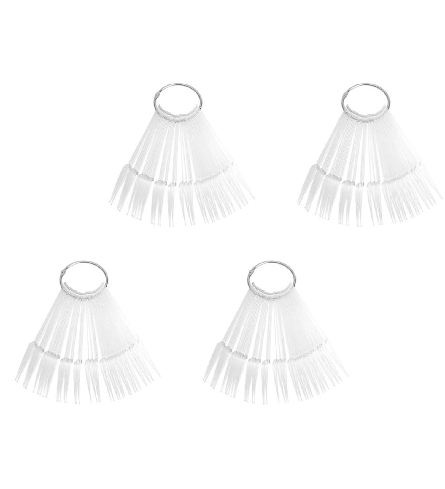 Beaupretty 160-Piece Fan-Shaped Nail Polish Display Tips - Durable Plastic Nail Art Training Cards - Buy Online on GoSupps.com