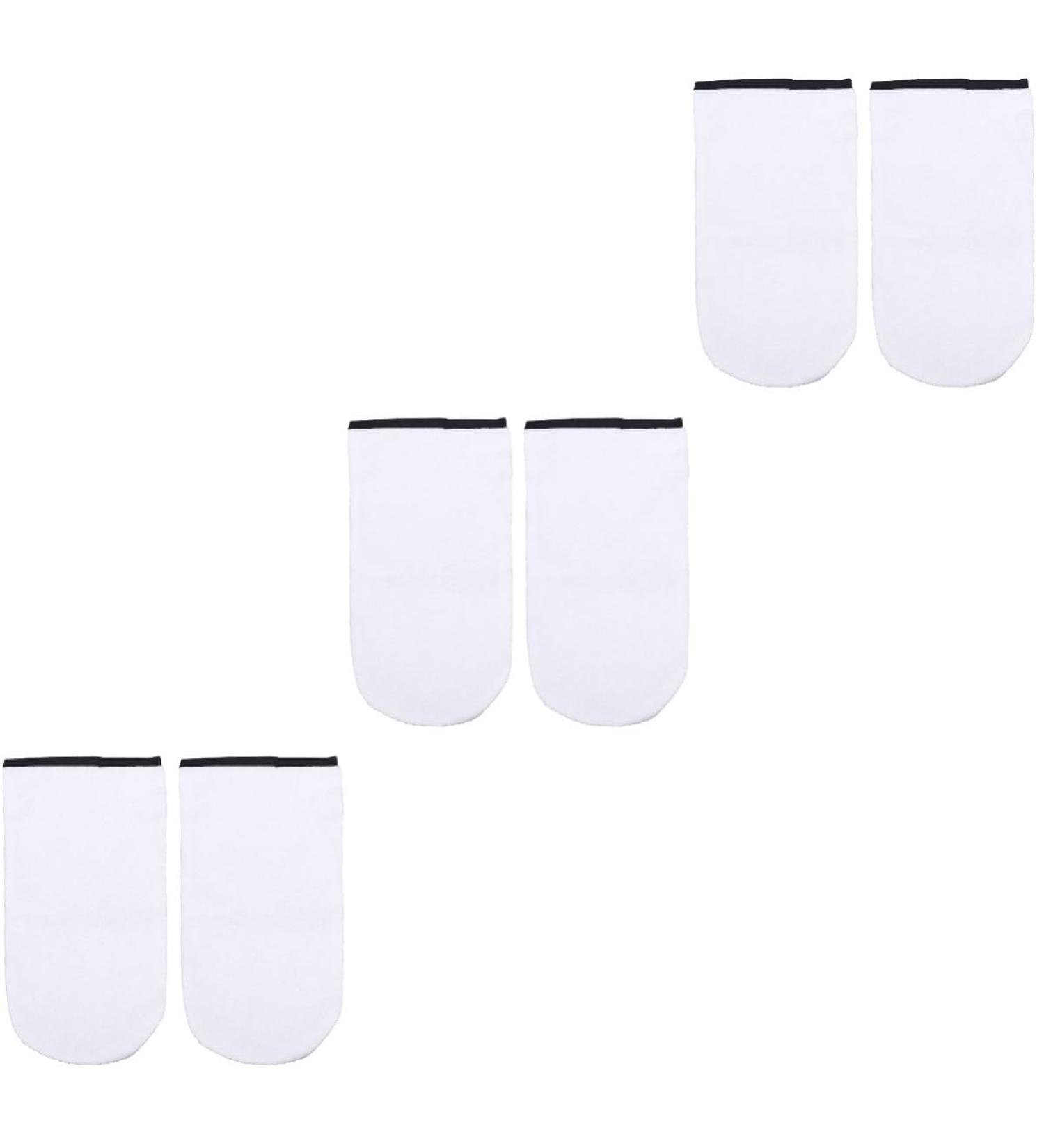 Healeved 3 Pairs was Bath Hand Cover Hand Gloves Hot Wax Bags Paraffin Wax Hand Cover Wax Gloves Wax Bath for Hands Moisturizer Gloves Heart Bun for Hair White Liner Work Insulation - Buy Online on GoSupps.com