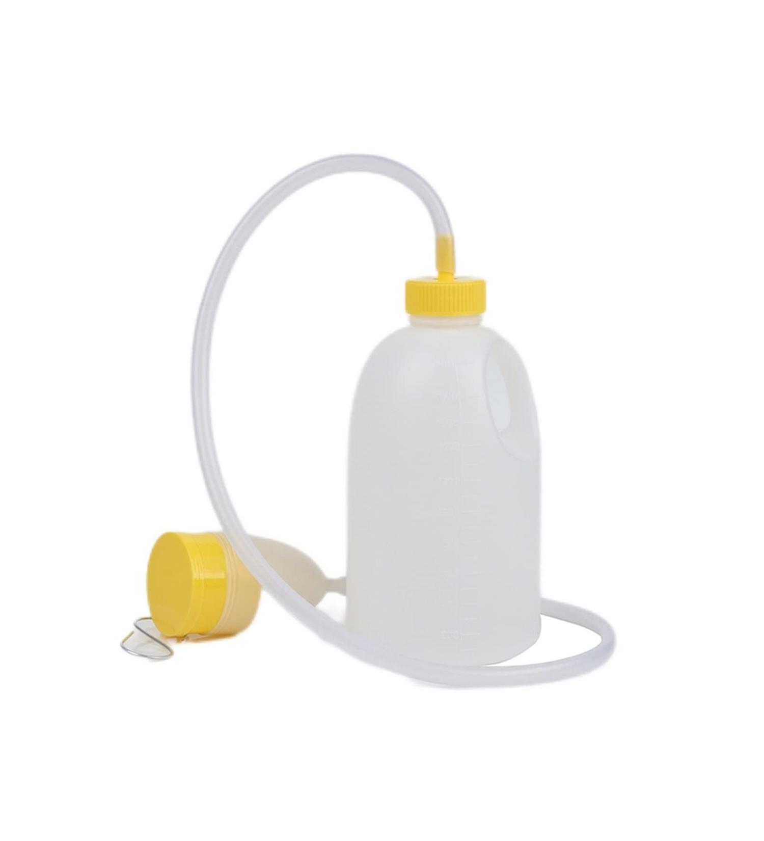 Portable Urinals 1700ml Portable Home Male Pee Bottle Urine Collector Storage with Pipe for Men Urinal for Adult Children (Color : 1) - Buy Online on GoSupps.com
