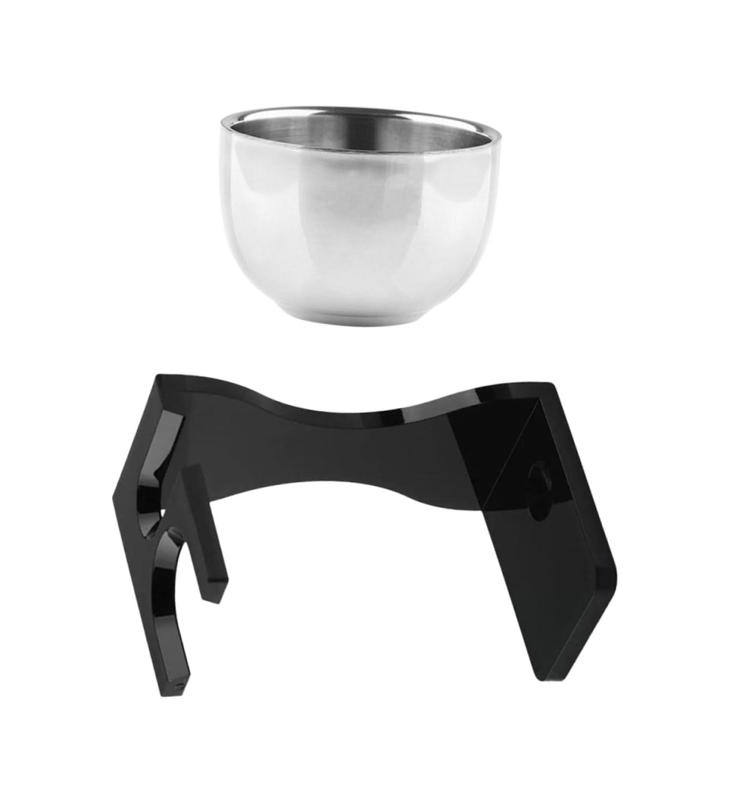 Frcolor 3-Piece Stainless Steel Shaving Set - Bowl Brush Razor - Colorful Shaving Rack & Tool Holder - Perfect for Smooth Shaving Experience | International Shipping Available - Buy Online on GoSupps.com