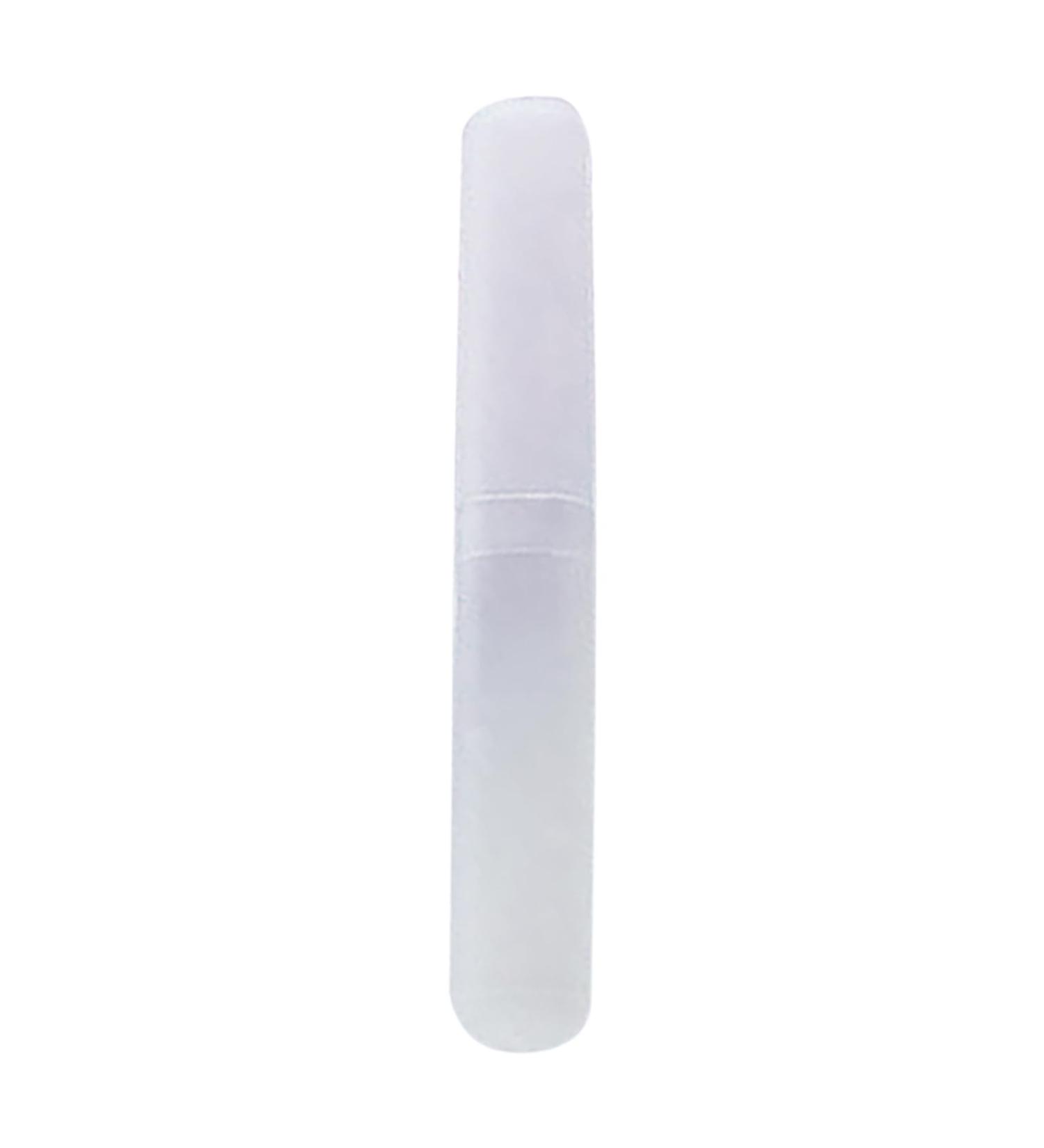 Portable Toothbrush Travel Case - Hiking & Camping Toothbrush Holder Tube - White Protective Cover - Buy Online on GoSupps.com
