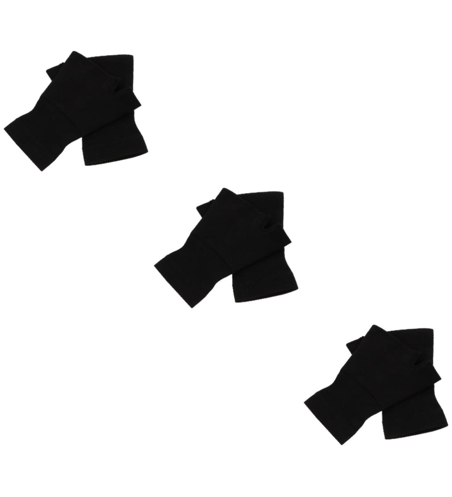 Buy Women's 3 Pairs Fingerless Compression Gloves & Wrist Support Warm Comfortable & Ideal for Carpal Tunnel Relief - Buy Online on GoSupps.com