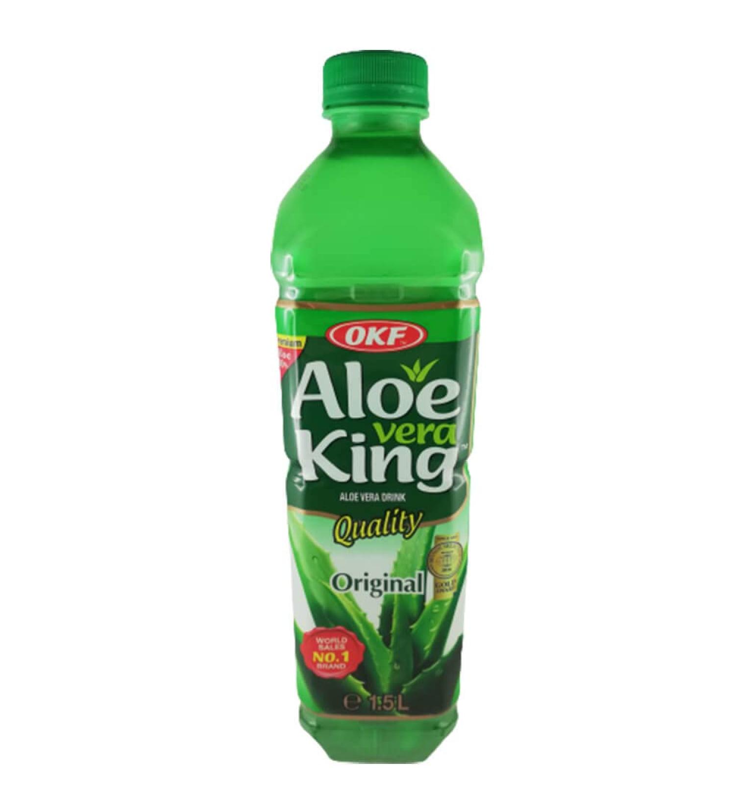 rumarkt King Aloe Vera Drinks 1500 ml with Disposable Locker of 0.25 (Original)