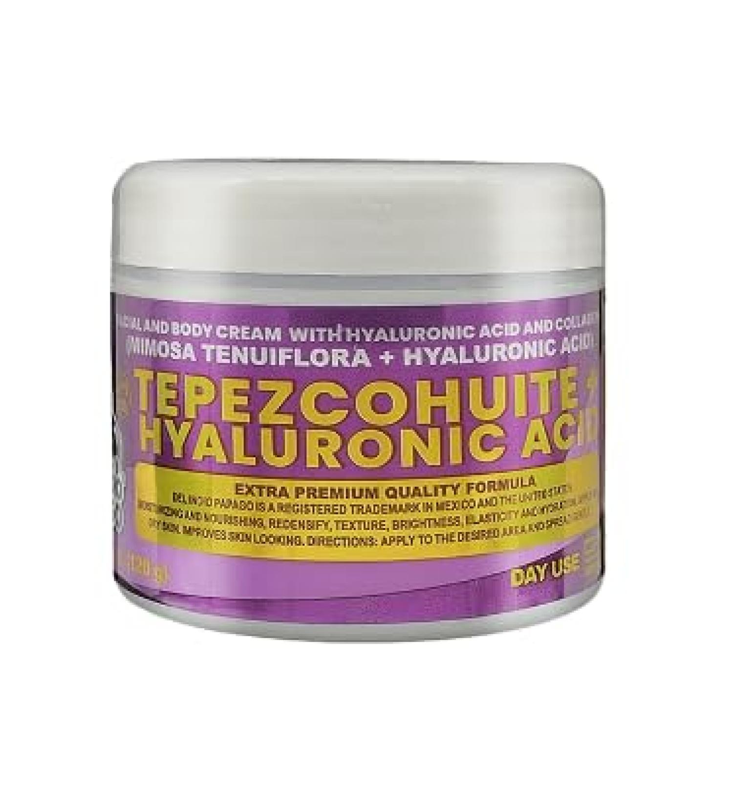 Tepezcohuite + Hyaluronic Acid ULTRA PREMIUM Day Face Cream - 4oz | Shop Now for Moisturized Radiant Skin - International Shipping Available - Buy Online on GoSupps.com