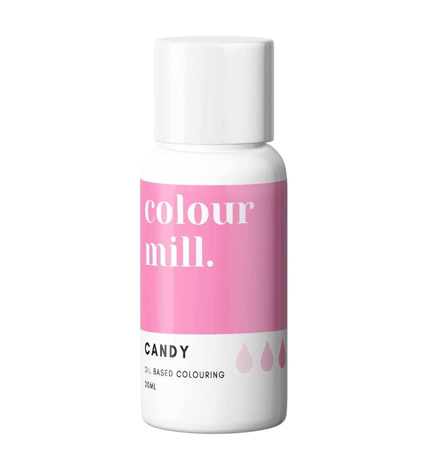 Colour Mill Edible Food Paint Colouring Liquid Cake Cookie Dye for Baking Icing Sugarpaste Fondant (20ml) Candy Pink