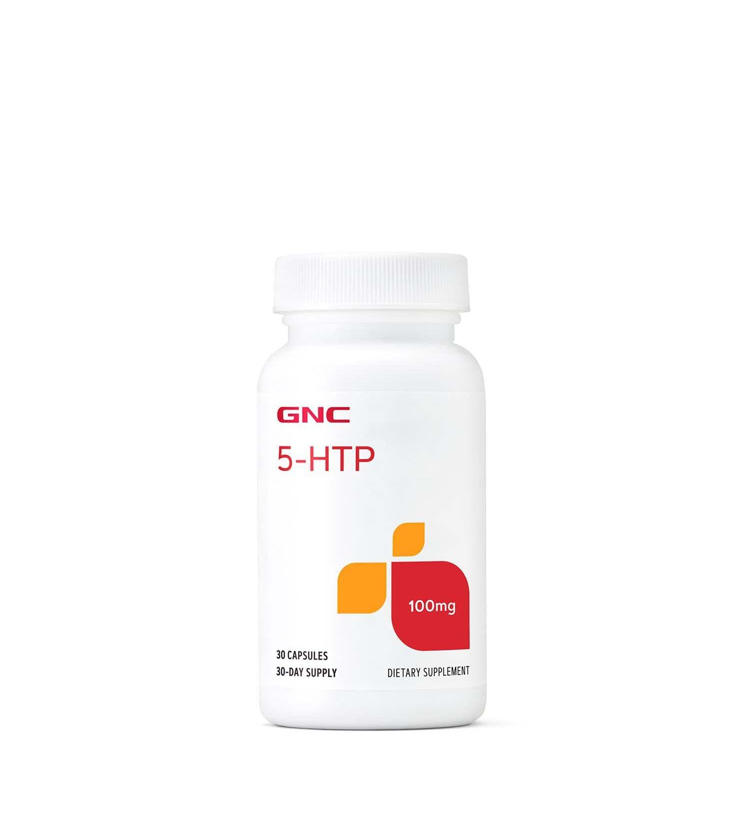 GNC 5-HTP 100mg | 30 Count - Enhance Mood & Support Sleep | Buy Internationally - Buy Online on GoSupps.com