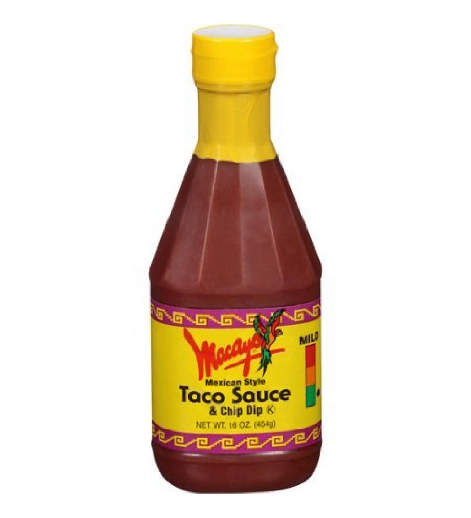 Macayos Mexican Style Taco Sauce & Chip Dip 16oz - Mild (2 Pack) | Authentic Flavor | Gluten-Free - Buy Online on GoSupps.com