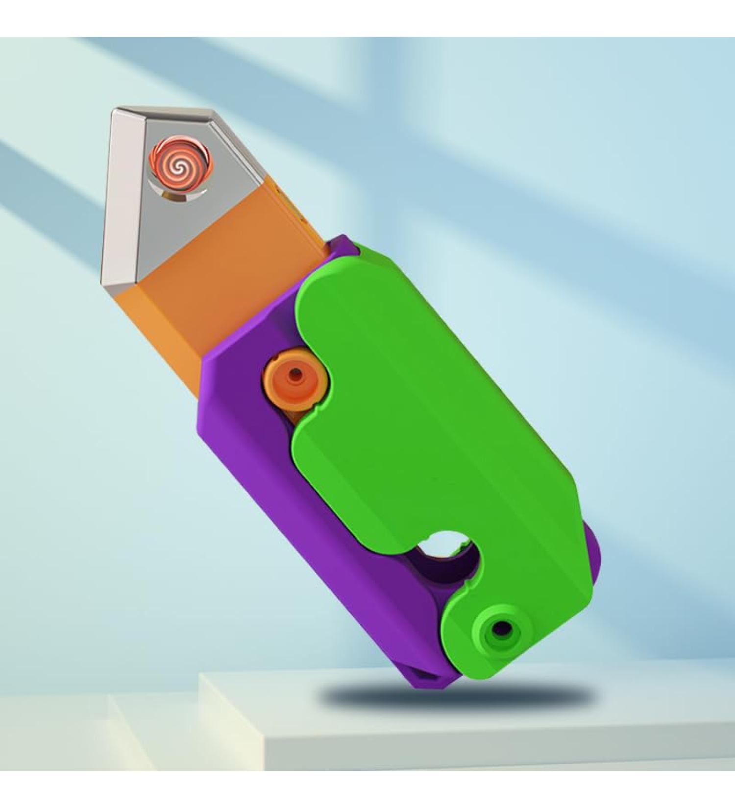 Cartoon Colorful Rechargeable Lighter Cool Flameless Lighter Windproof Flame Foldable Lighters Adjustable Candles Camping - Buy Online on GoSupps.com