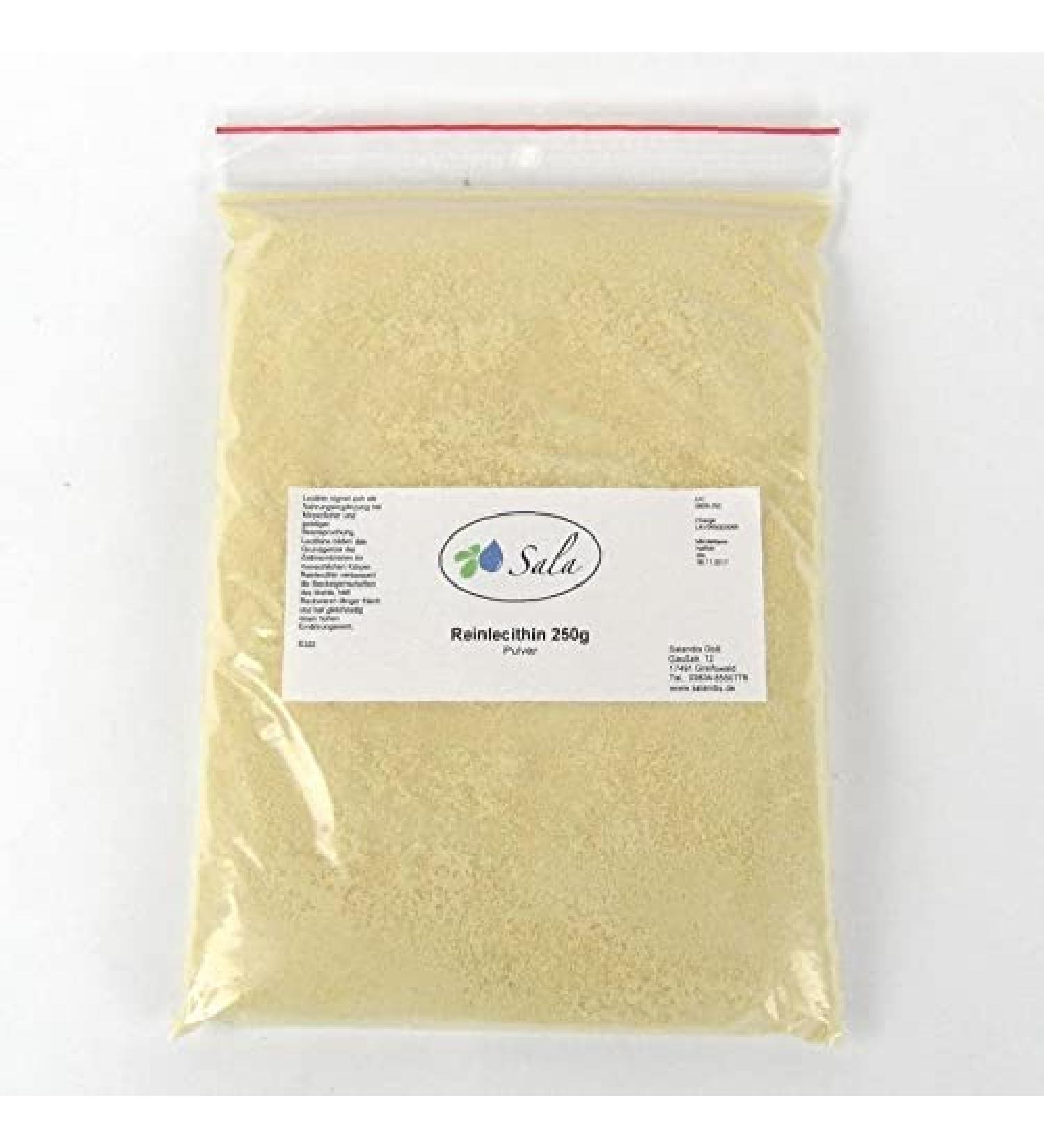 Sala pure lecithin sunflower lecithin powder E322 conv. bag (250 g (1 pack))