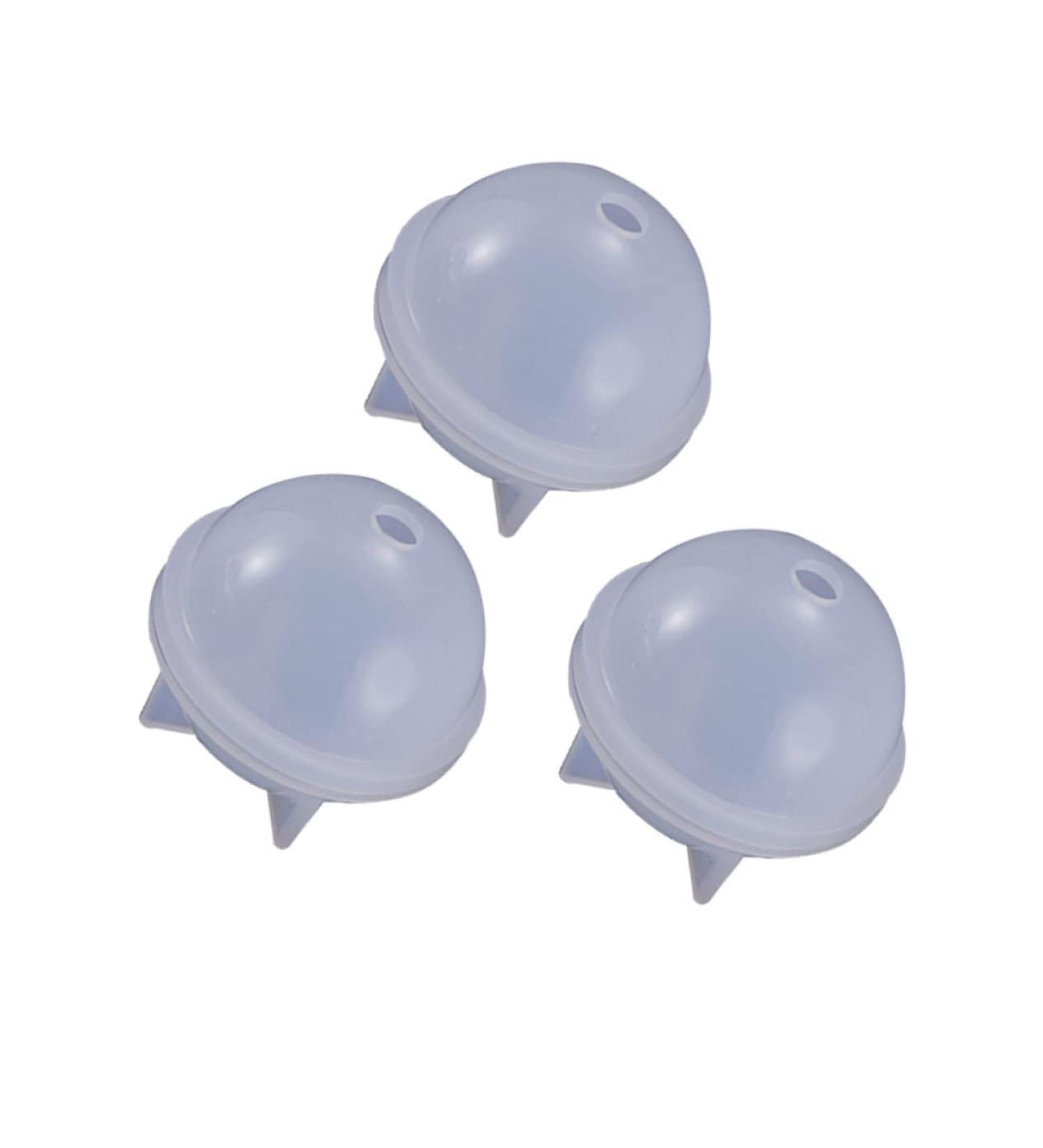 STOBOK 2pcs Silicone Molds for Resin Casting Ice Mold Mini Round Mold Coaster Molds Lamp Shades Silicone Jewelry Mold Epoxy Sphere Mold Resin Casting Molds Resin Mold Manual Ball White 4CM - Buy Online on GoSupps.com